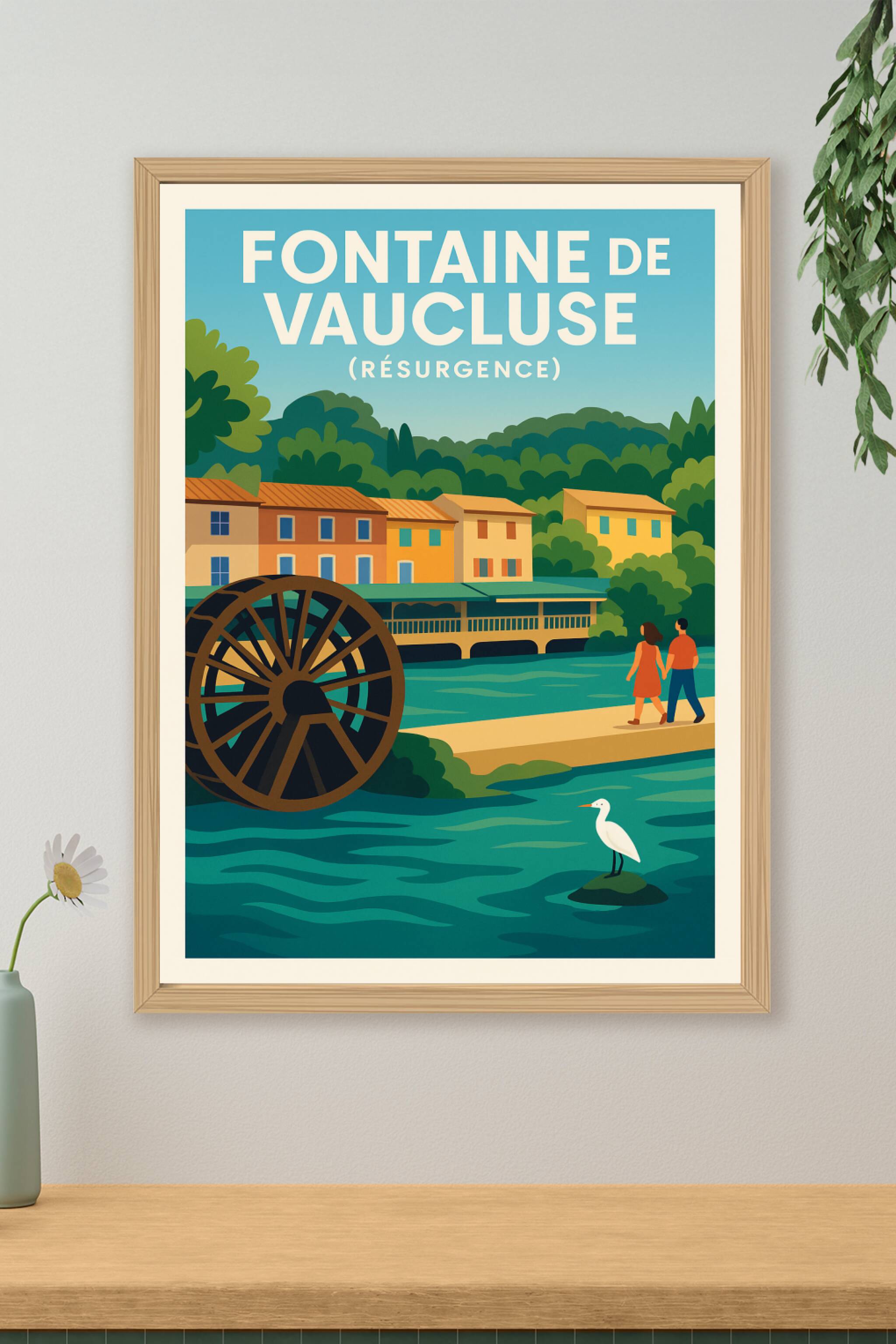 Affiche de Fontaine de Vaucluse - L'éclat de la source éternelle