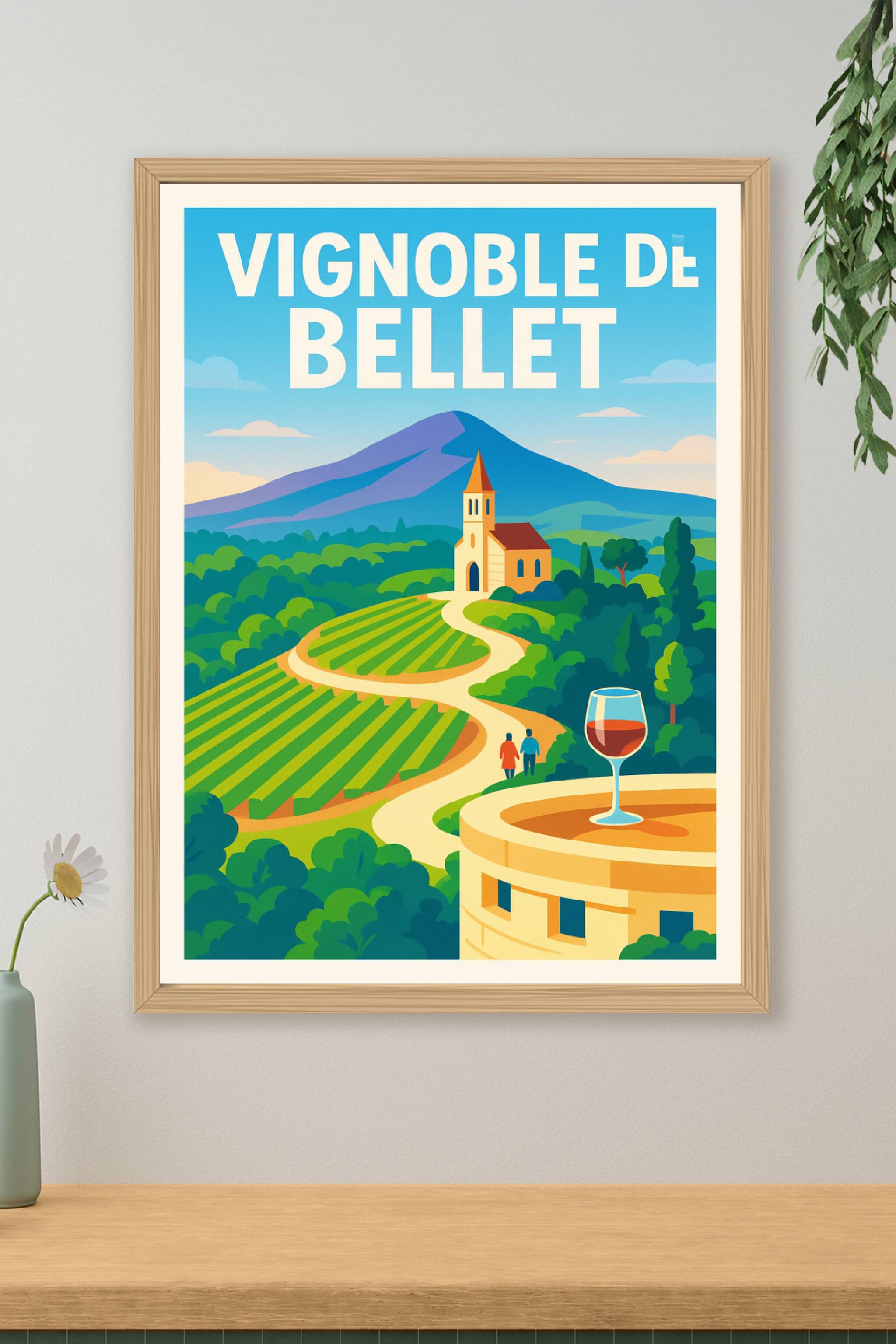Affiche de Vignoble de Bellet - L'élégance des collines niçoises