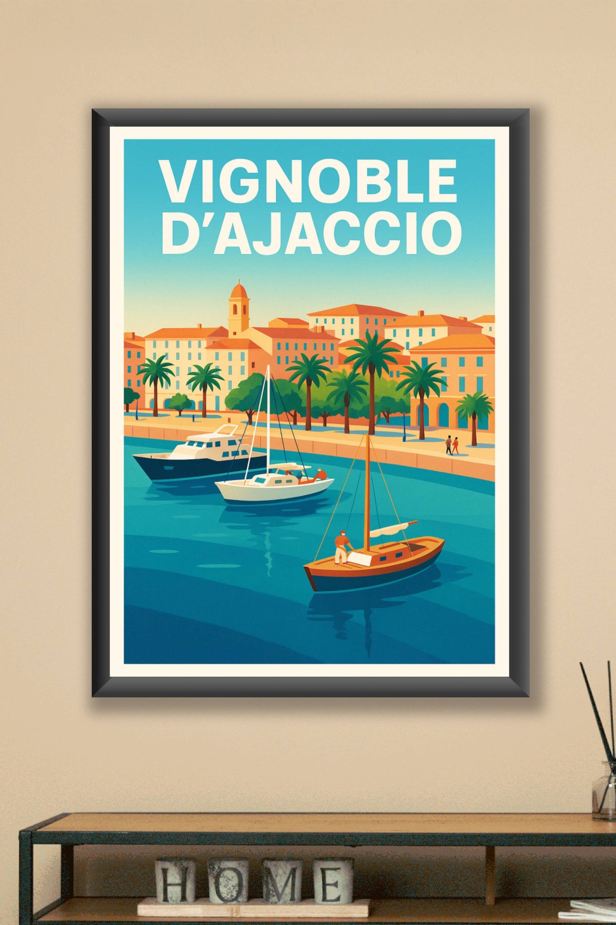 Affiche de Vignoble d'Ajaccio - L'élégance solaire de la cité impériale