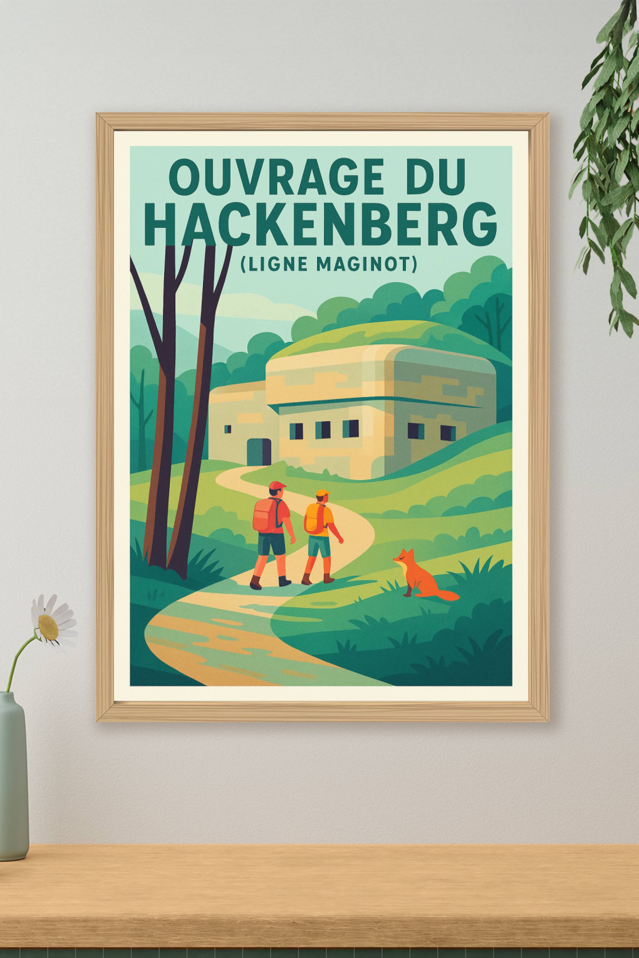 Affiche de Ouvrage du Hackenberg - Plongez au cœur de l'histoire de la Ligne Maginot