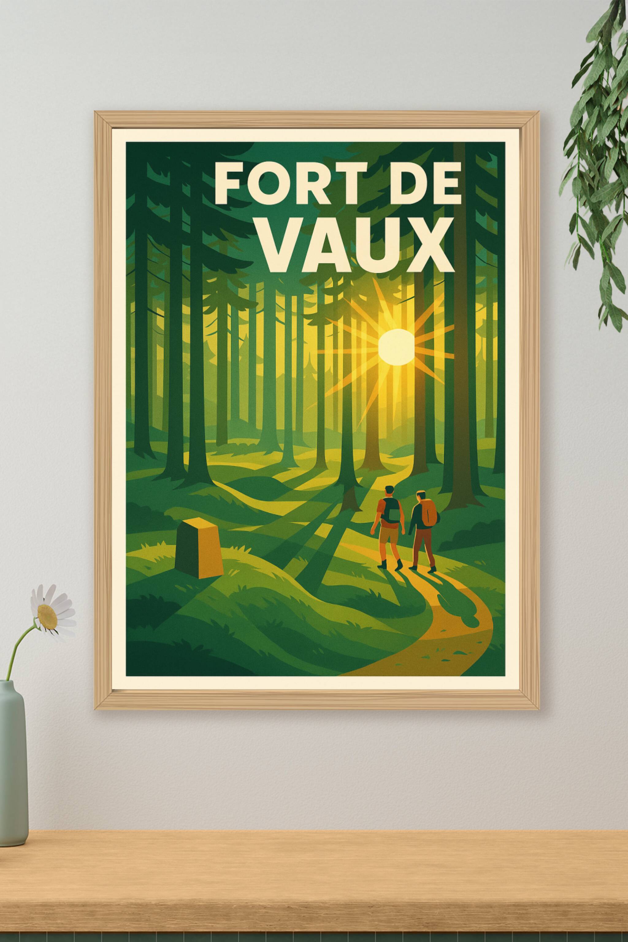 Affiche de Fort de Vaux - L'éclat de l'histoire au cœur de la forêt