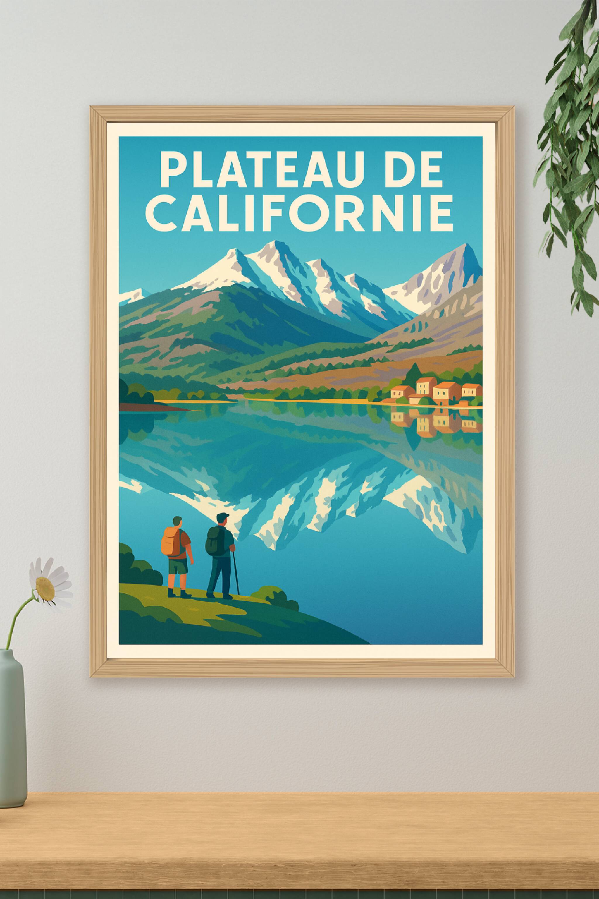 Affiche de Plateau de Californie - L'évasion sauvage au cœur des sommets