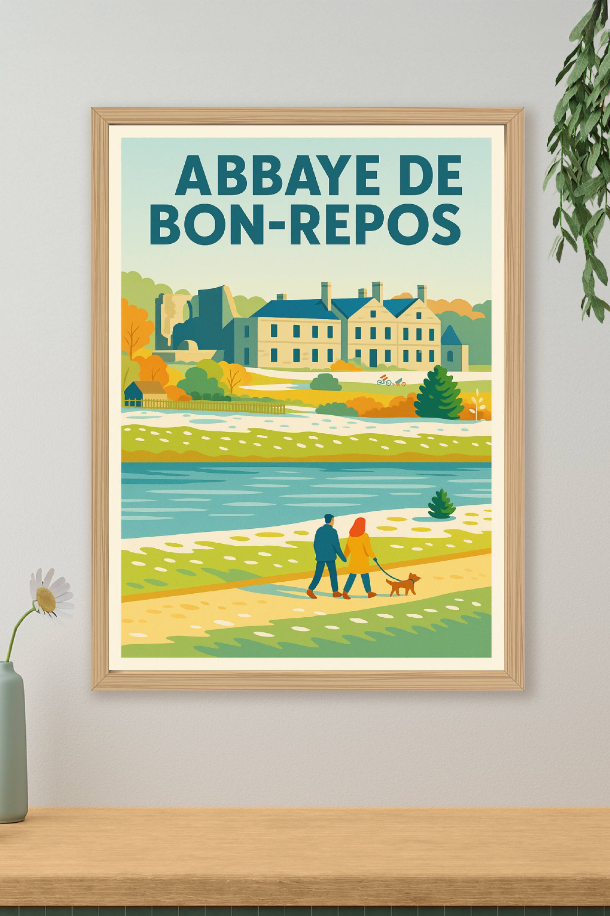 Affiche de Abbaye de Bon-Repos - Sérénité et patrimoine au bord du canal
