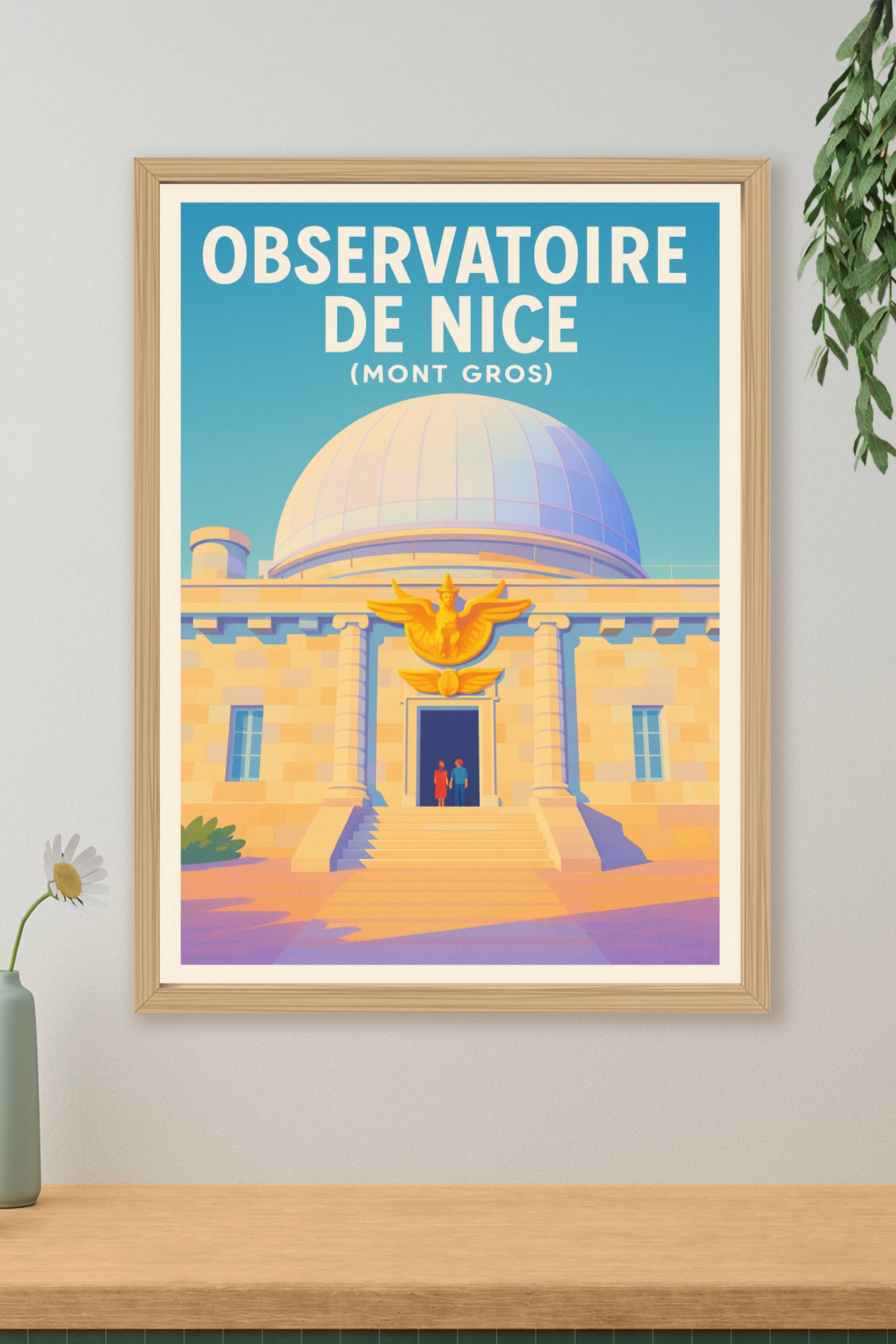 Affiche de Observatoire de Nice - Voyagez vers les étoiles depuis le Mont Gros