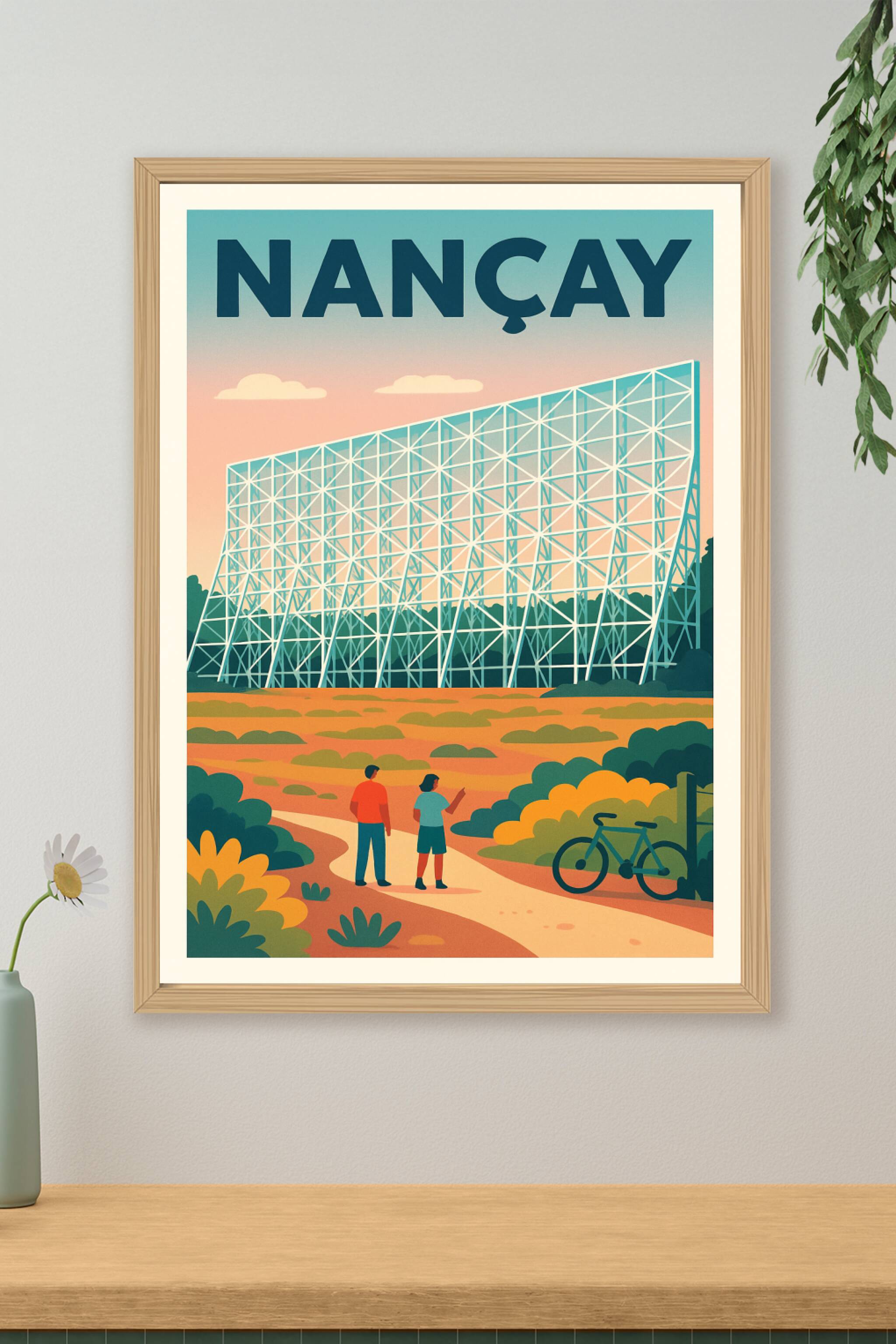 Affiche de Nançay - Voyage aux confins de l'Univers
