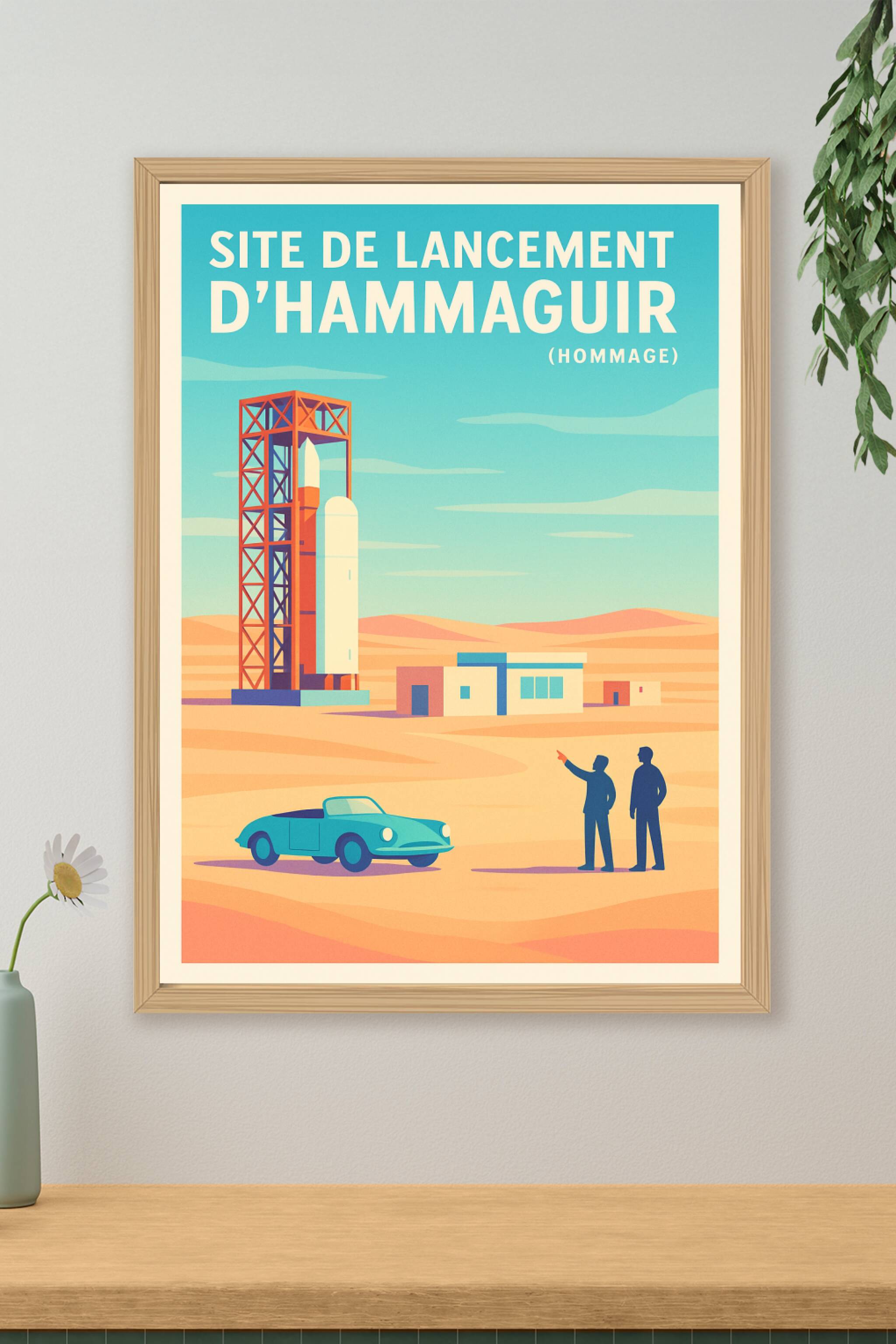 Affiche de Hammaguir - L'épopée spatiale au cœur du désert