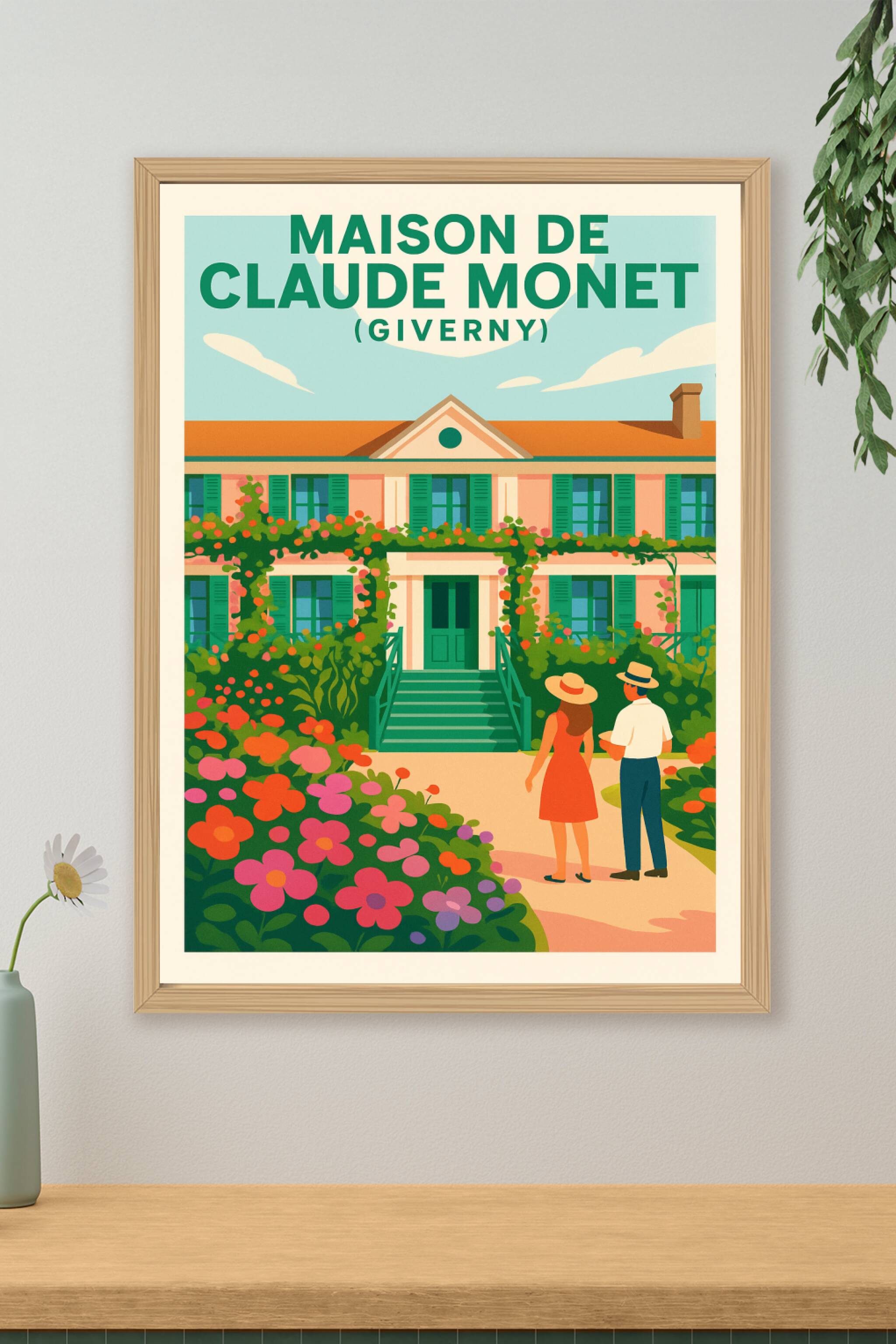 Affiche de Giverny - L'éclat floral de la Maison de Claude Monet