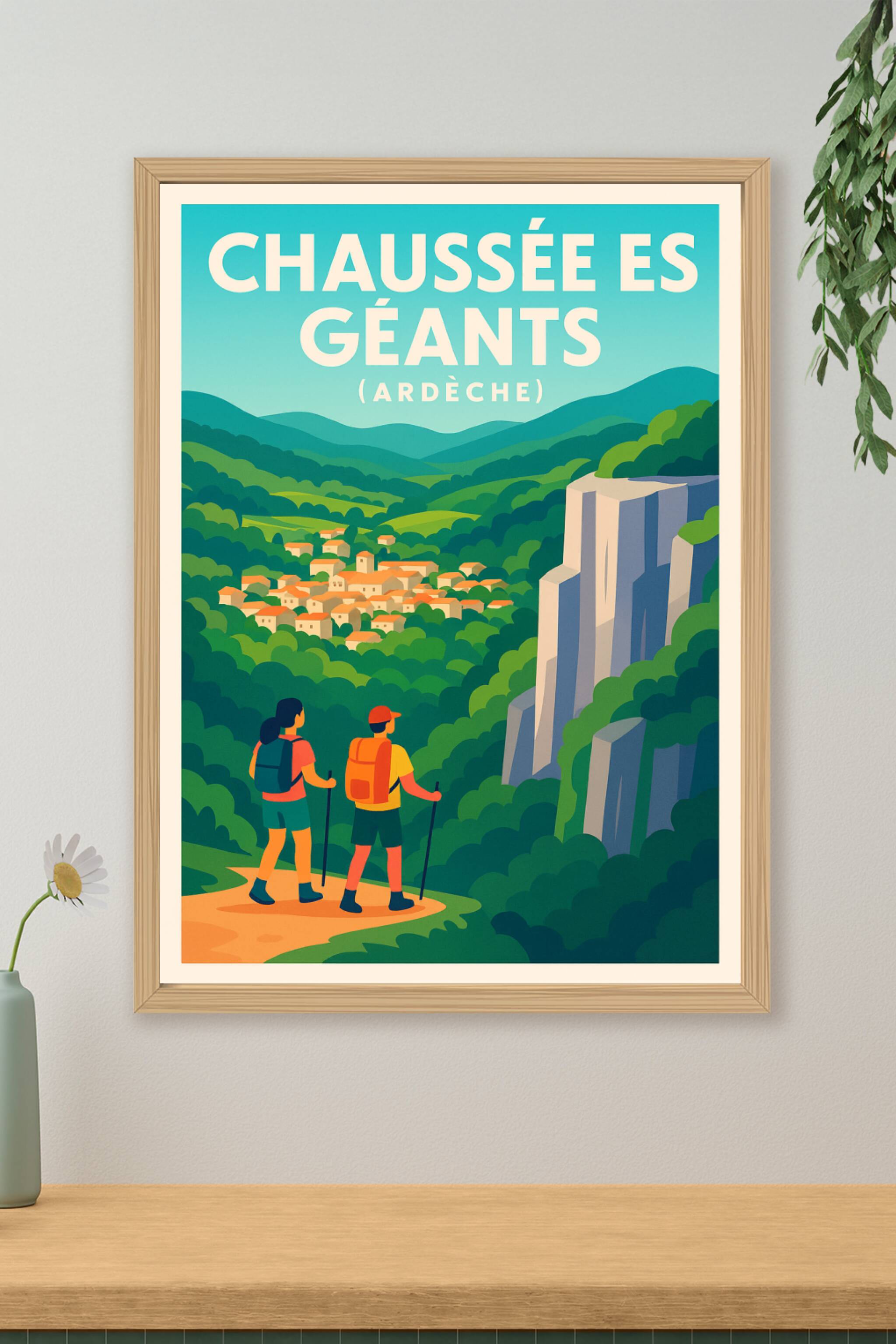 Affiche de Chaussée des Géants - L'éclat sauvage de l'Ardèche