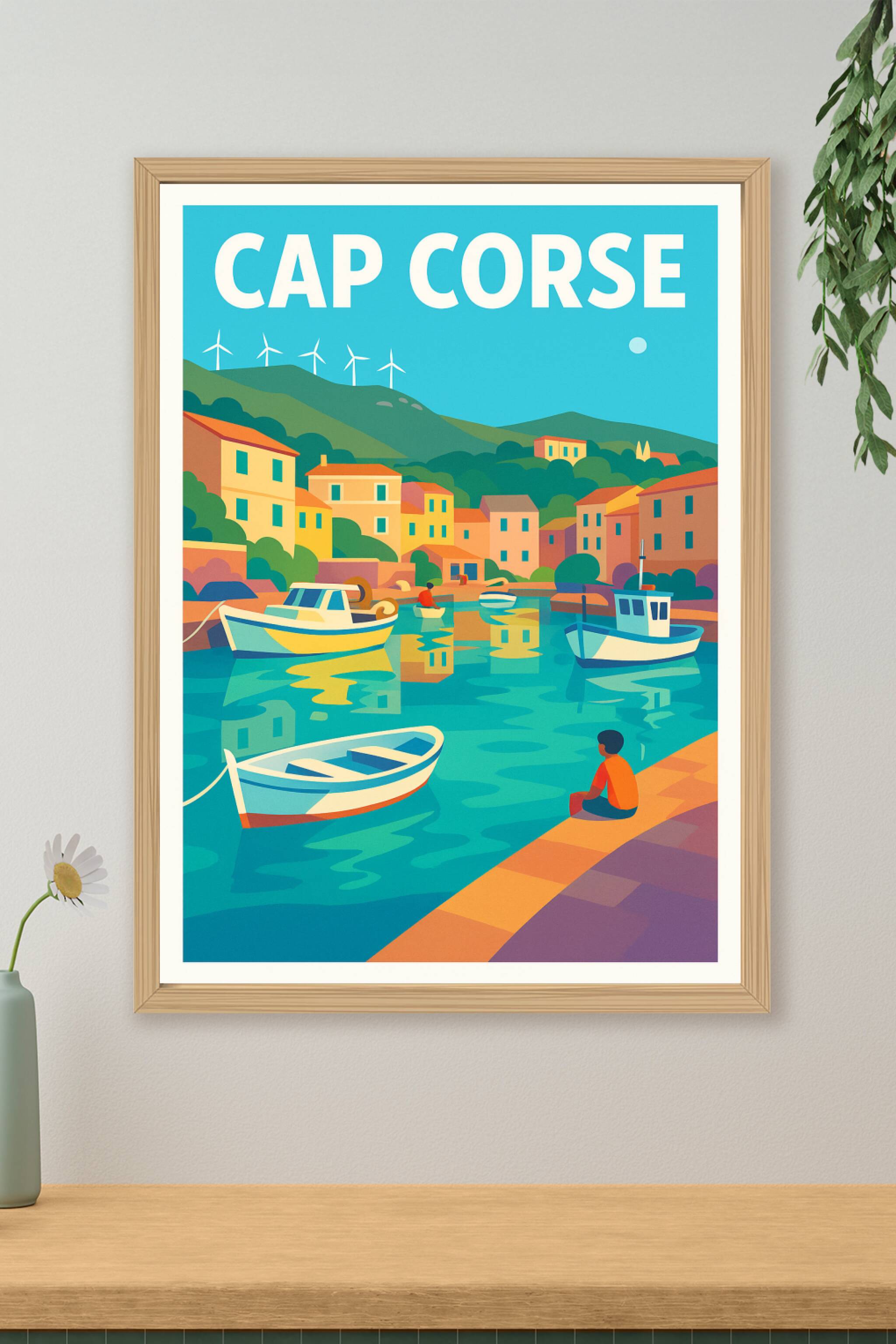 Affiche de Cap Corse - L'essence sauvage de l'Île de Beauté