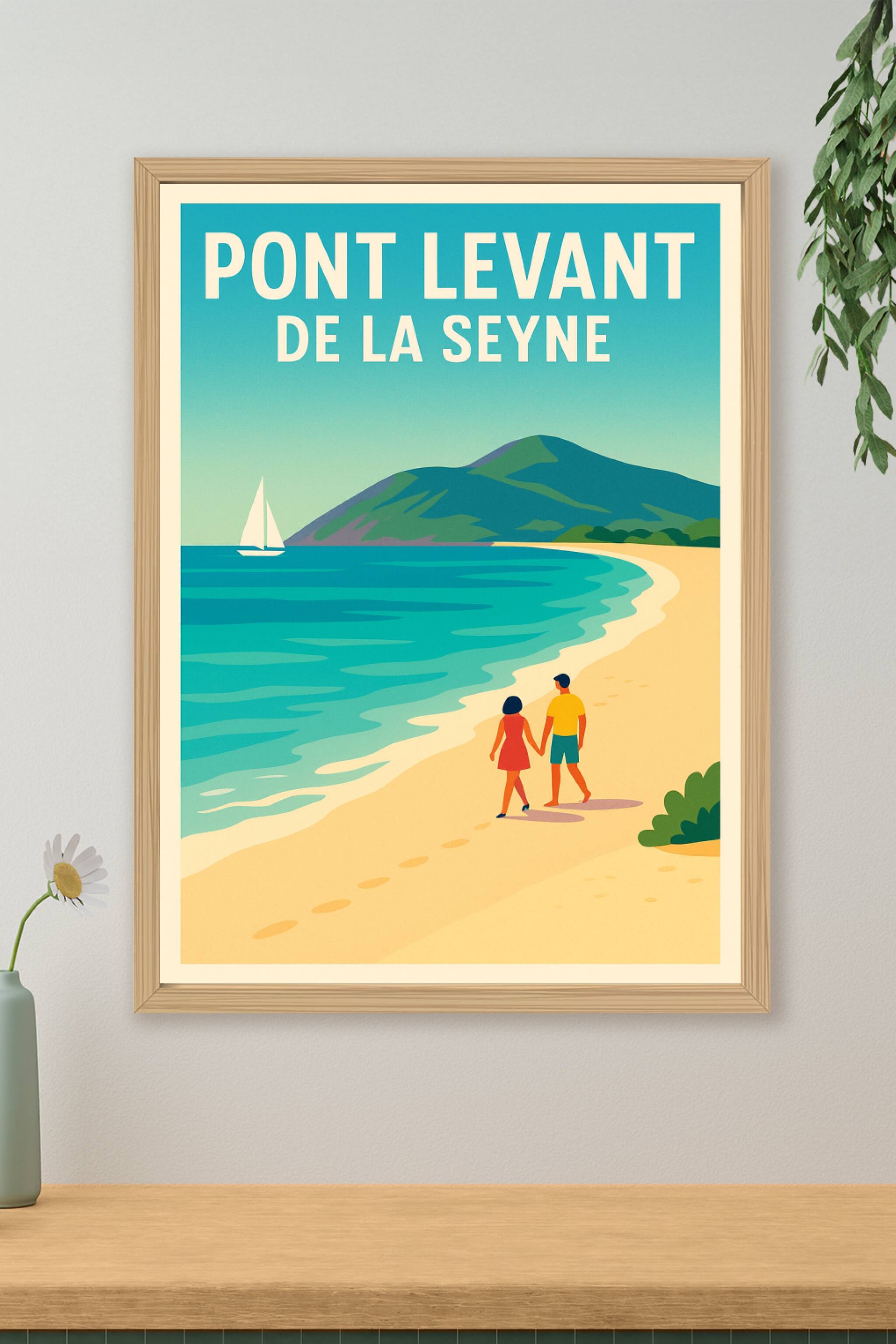 Affiche de La Seyne-sur-Mer - Évasion solaire au Pont Levant