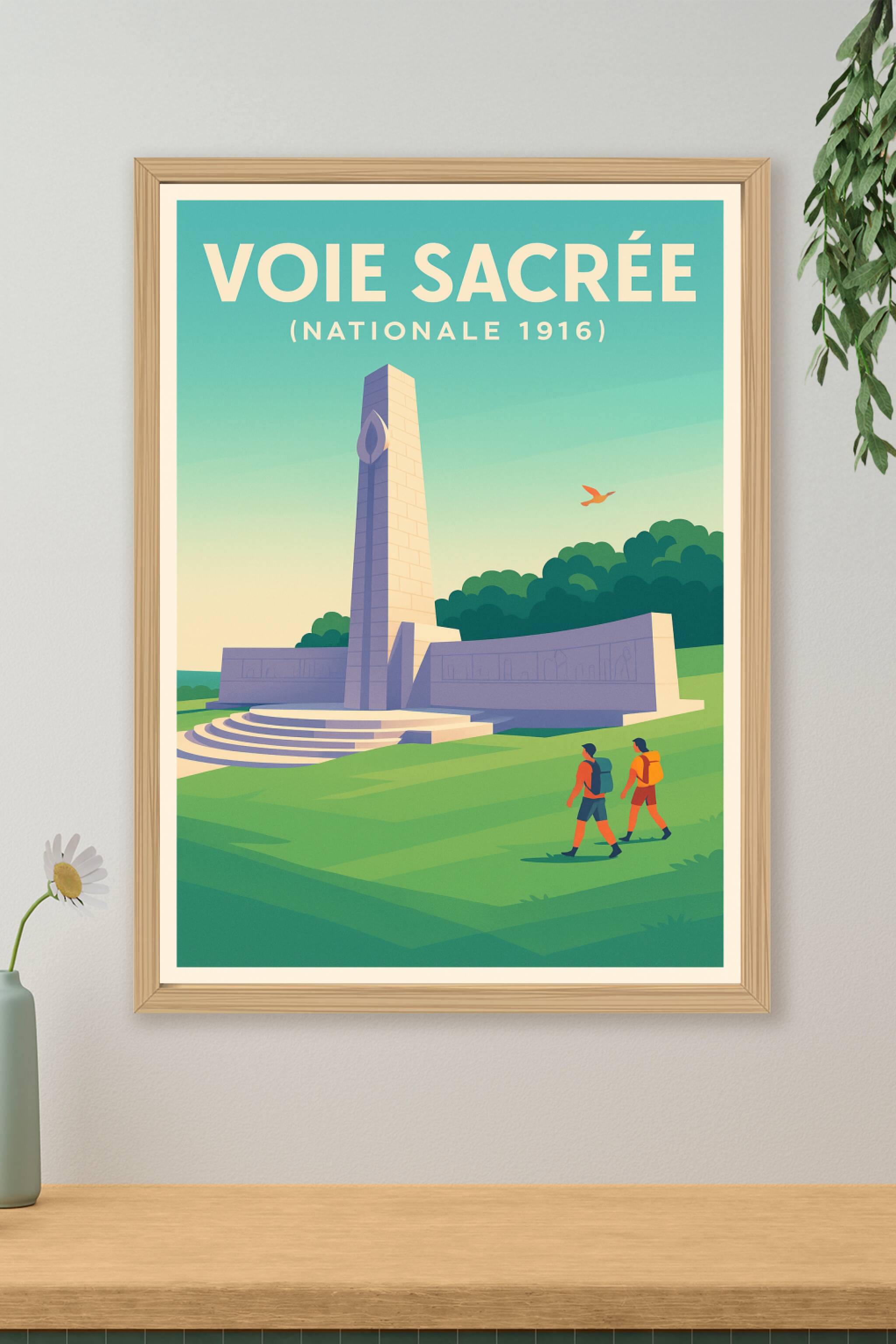 Affiche de Voie Sacrée - Un voyage au cœur de l'histoire et de la mémoire