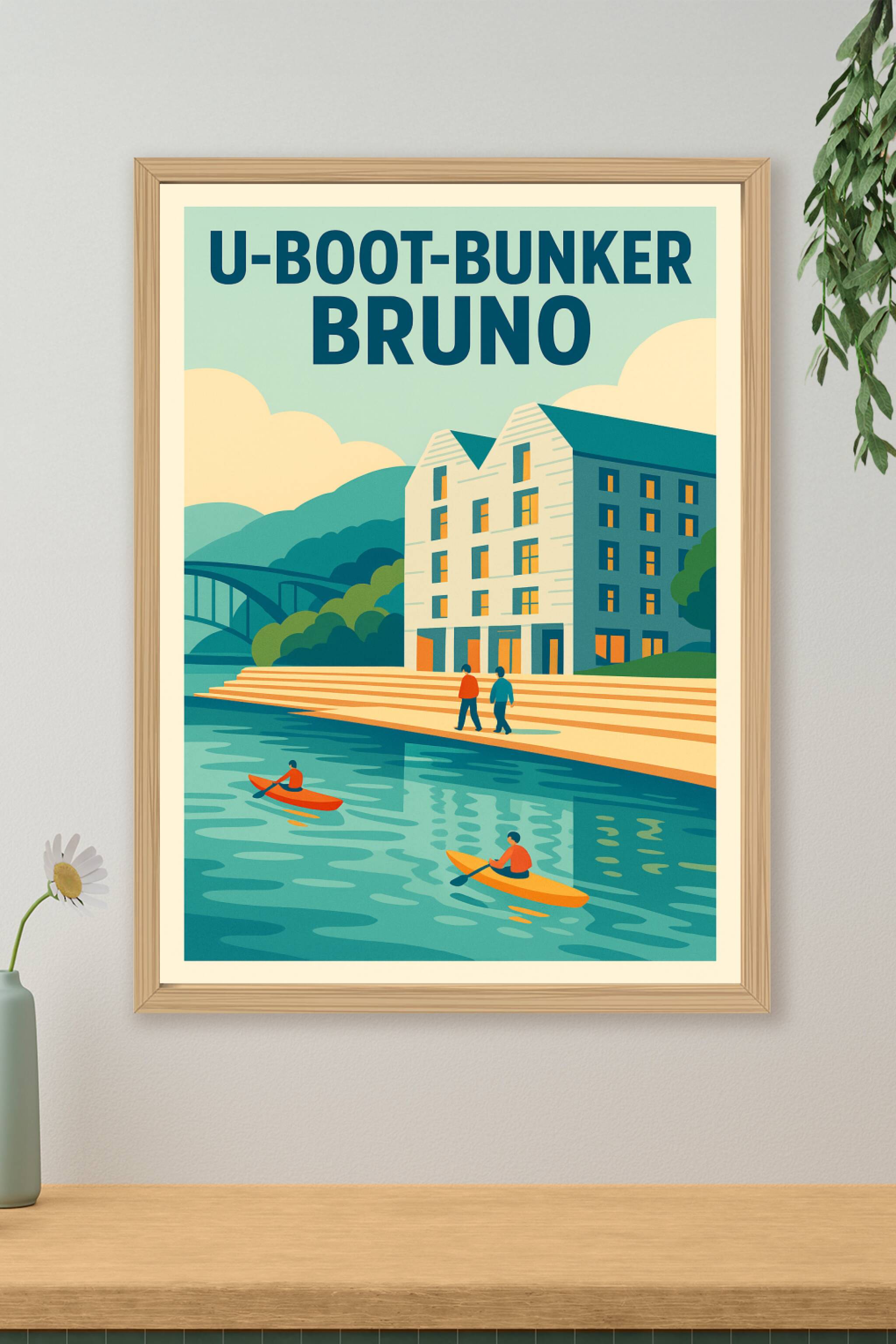 Affiche de U-Boot-Bunker Bruno - L'histoire entre fjords et architecture
