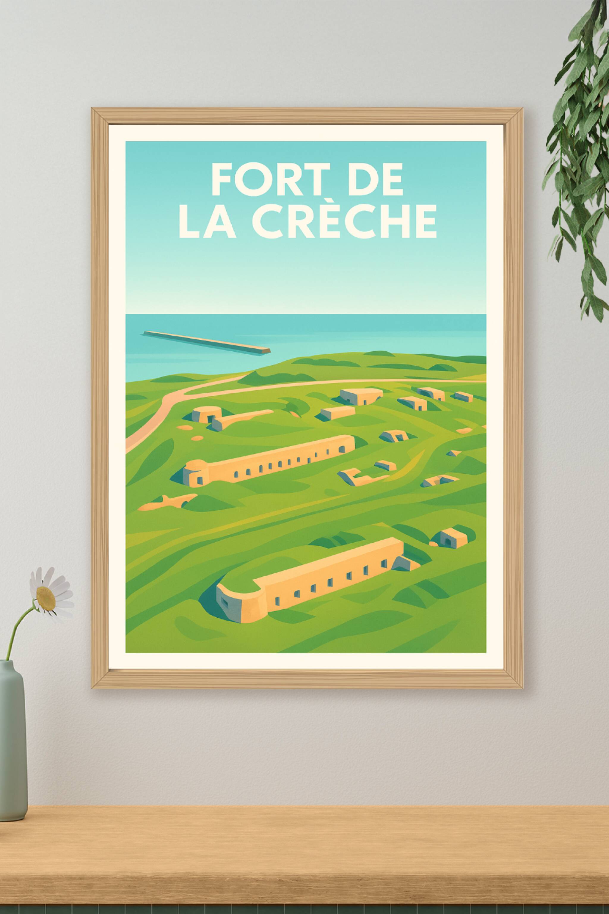 Affiche de Fort de la Crèche - L'histoire entre terre et mer