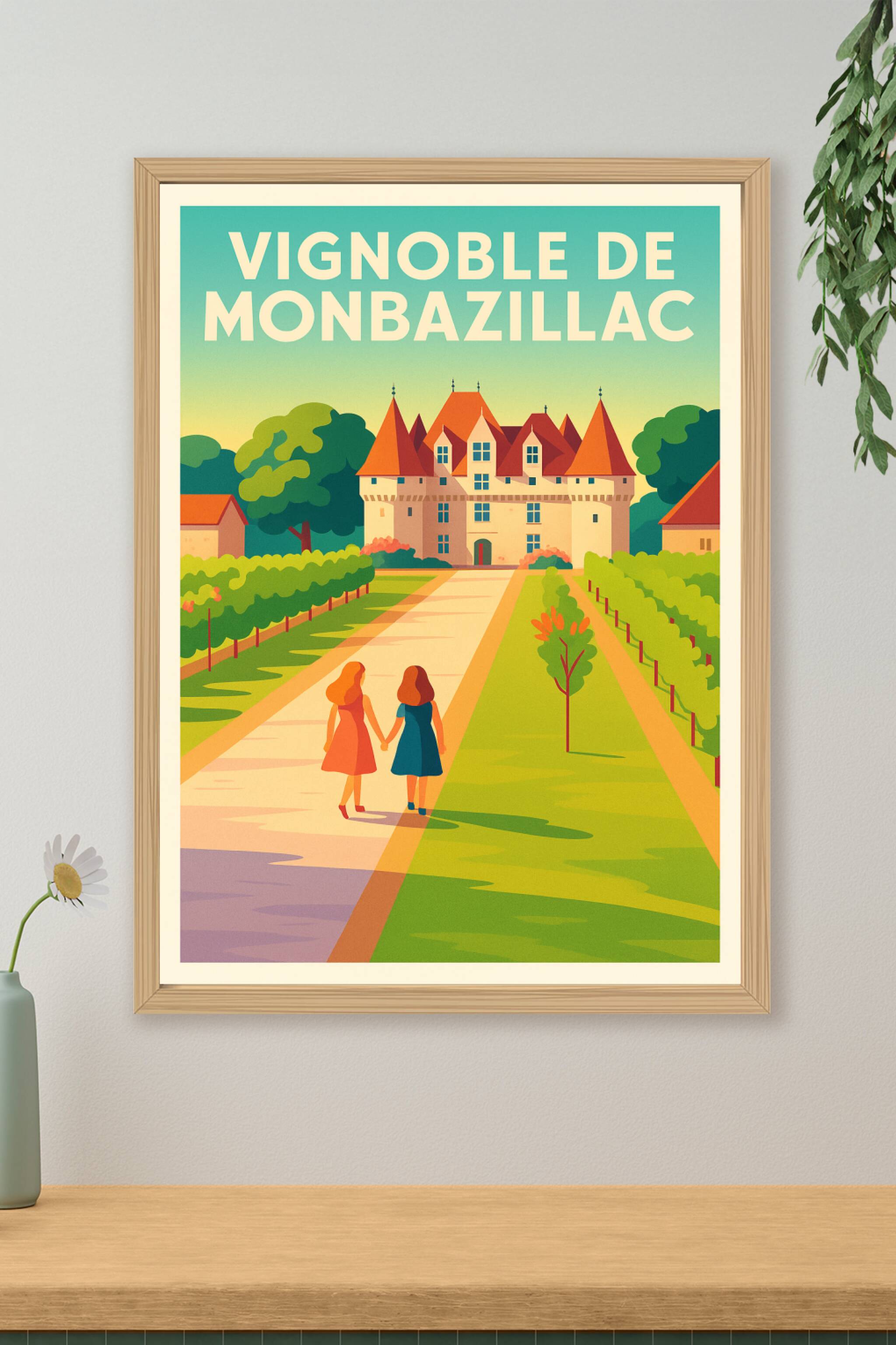 Affiche de Vignoble de Monbazillac - L'élégance du Périgord en poster