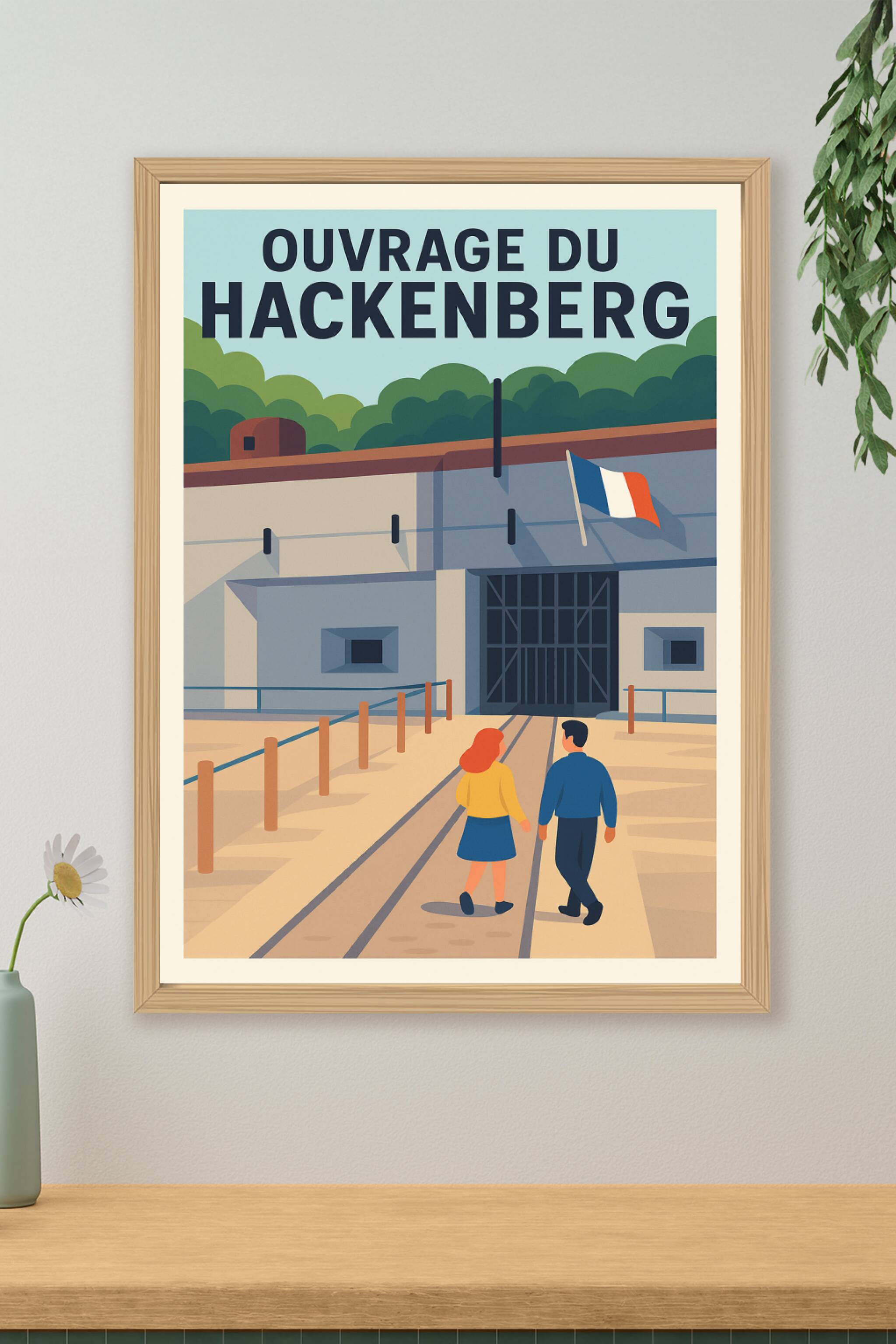 Affiche de Ouvrage du Hackenberg - Plongez au cœur de l'histoire de la Ligne Maginot