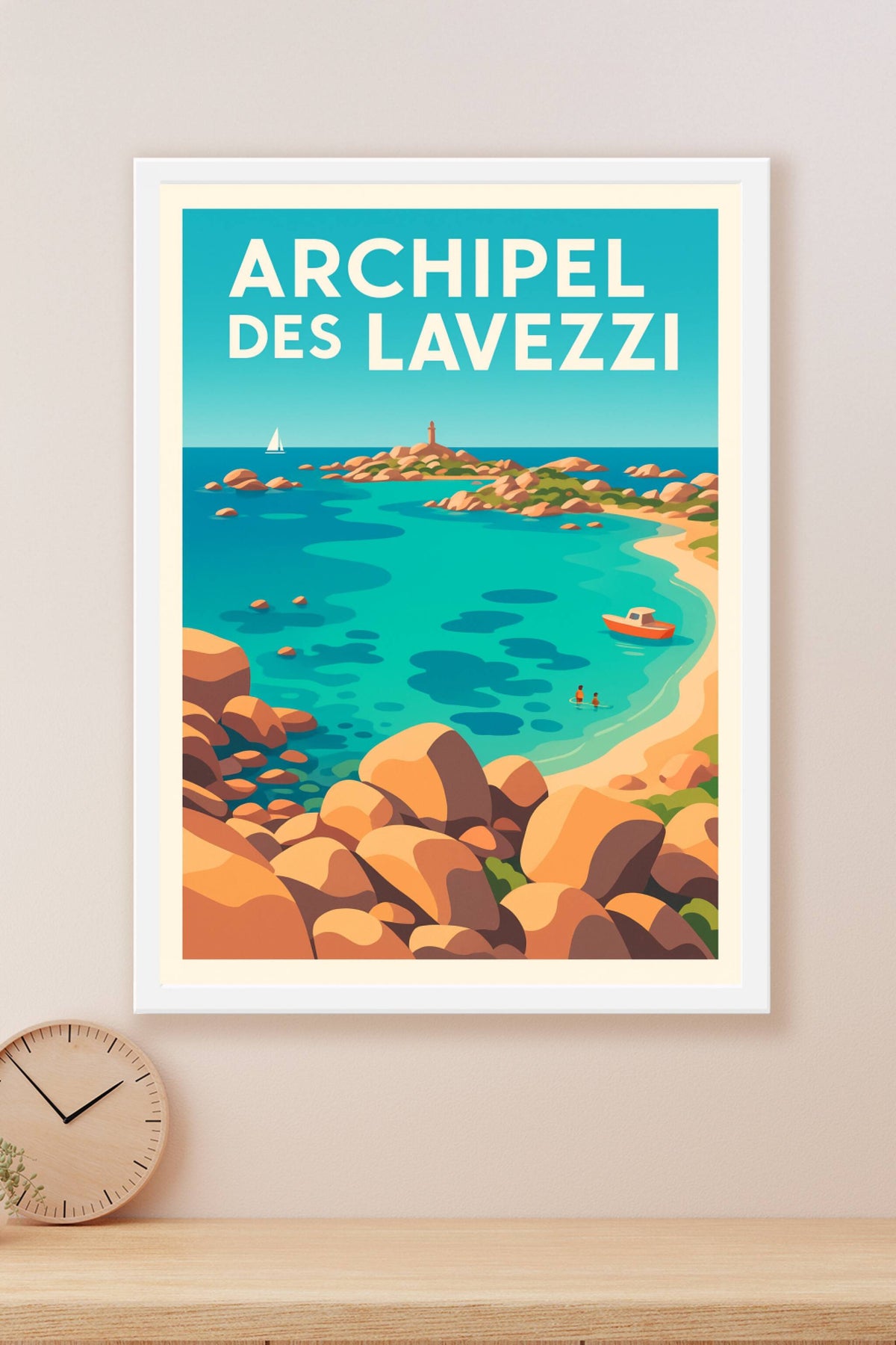 Affiche de Archipel des Lavezzi - Évasion sauvage au cœur des eaux turquoise