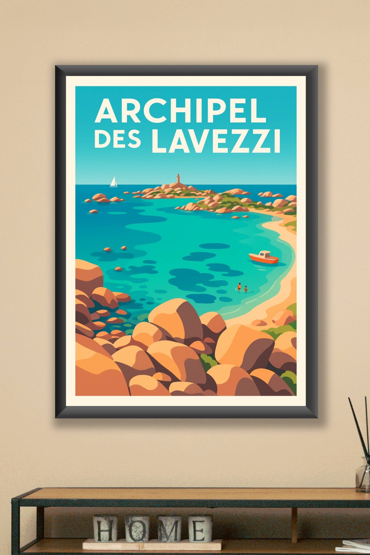 Affiche de Archipel des Lavezzi - Évasion sauvage au cœur des eaux turquoise