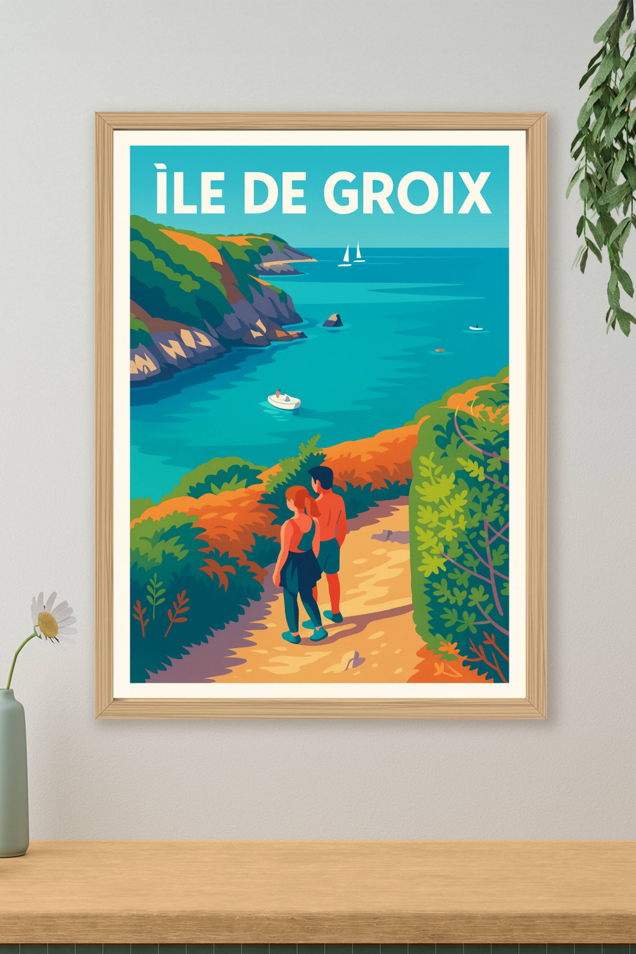 Affiche de Île de Groix - L'éclat sauvage de la Bretagne Sud