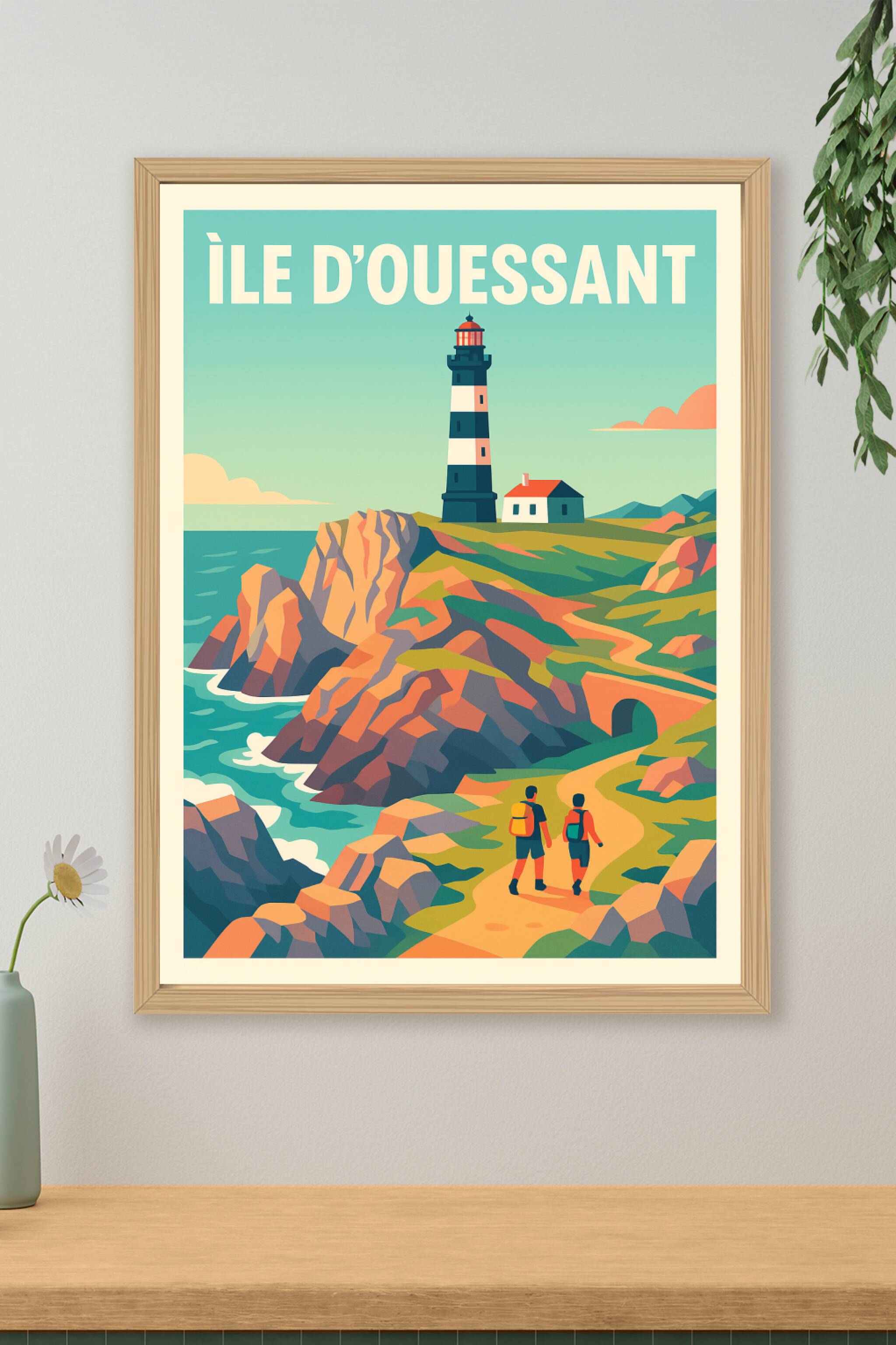 Affiche de Île d'Ouessant - L'éclat sauvage du bout du monde