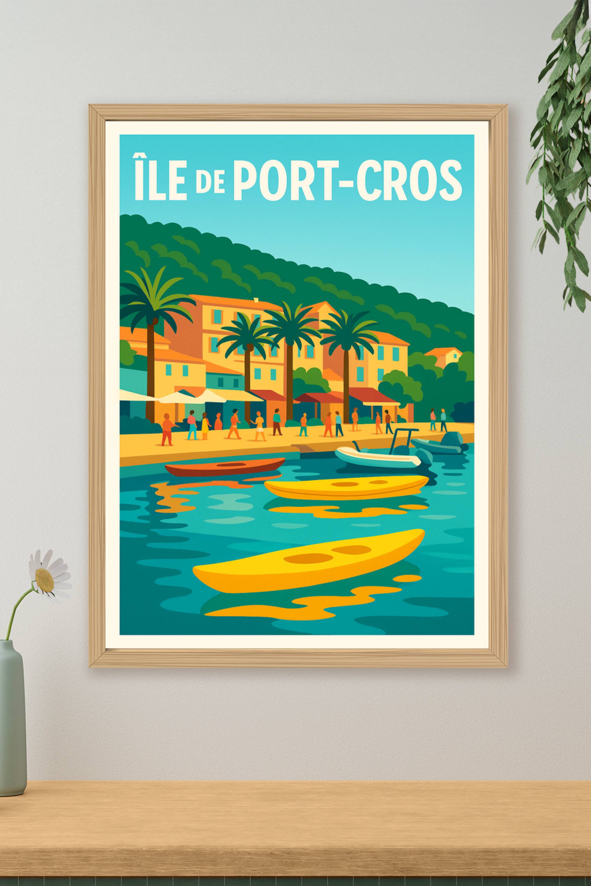 Affiche de Île de Port-Cros - L'écrin sauvage de la Méditerranée