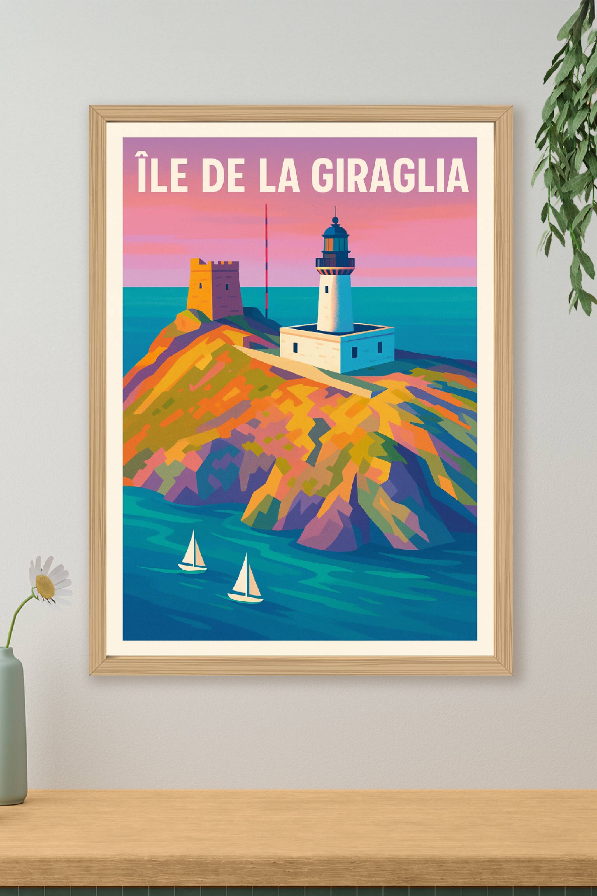 Affiche de Île de la Giraglia - L'éclat sauvage du Cap Corse