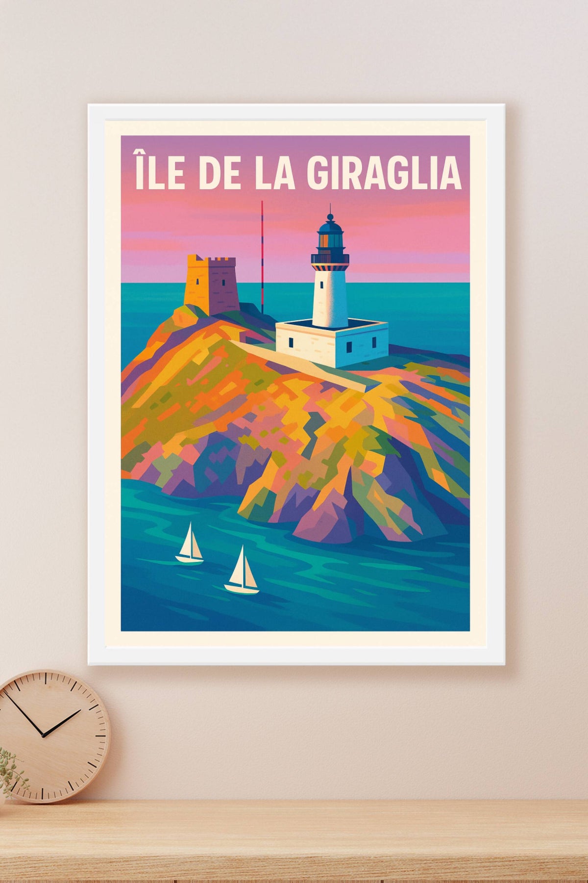 Affiche de Île de la Giraglia - L'éclat sauvage du Cap Corse