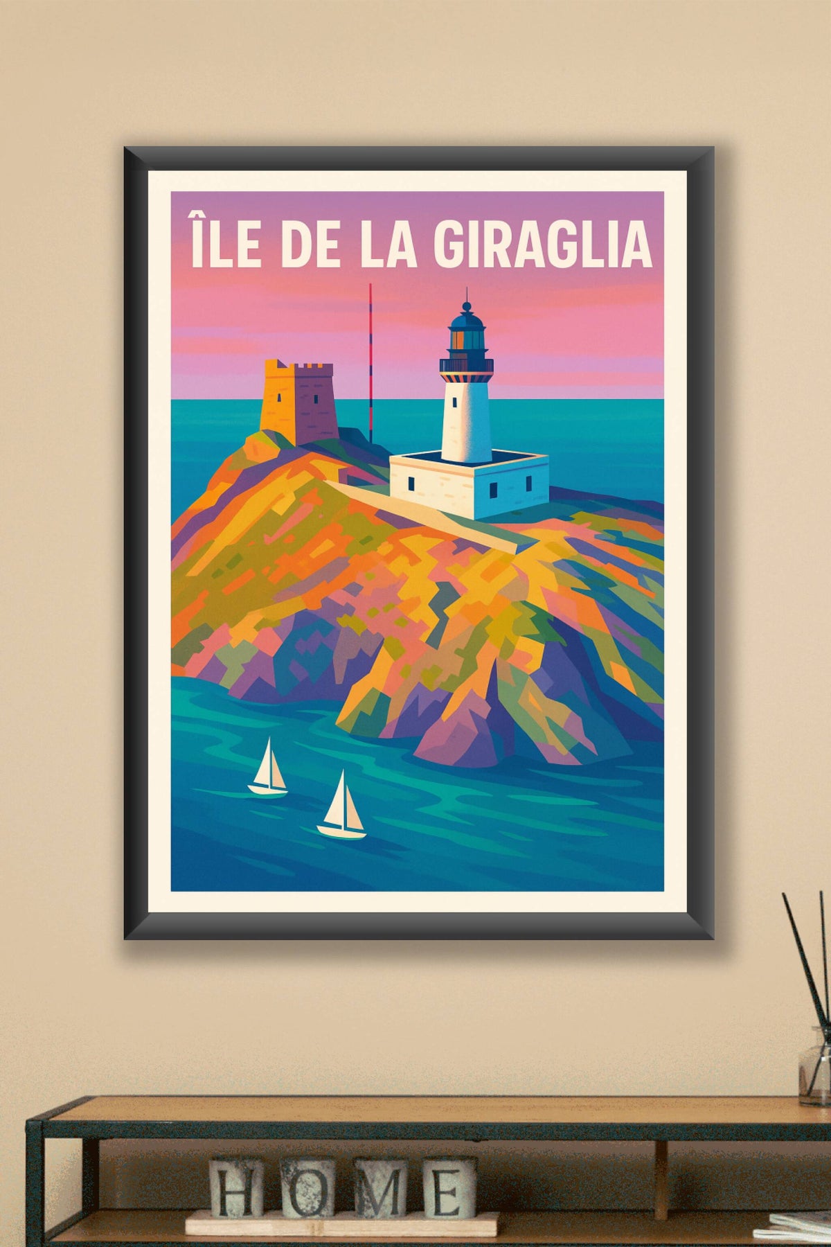 Affiche de Île de la Giraglia - L'éclat sauvage du Cap Corse