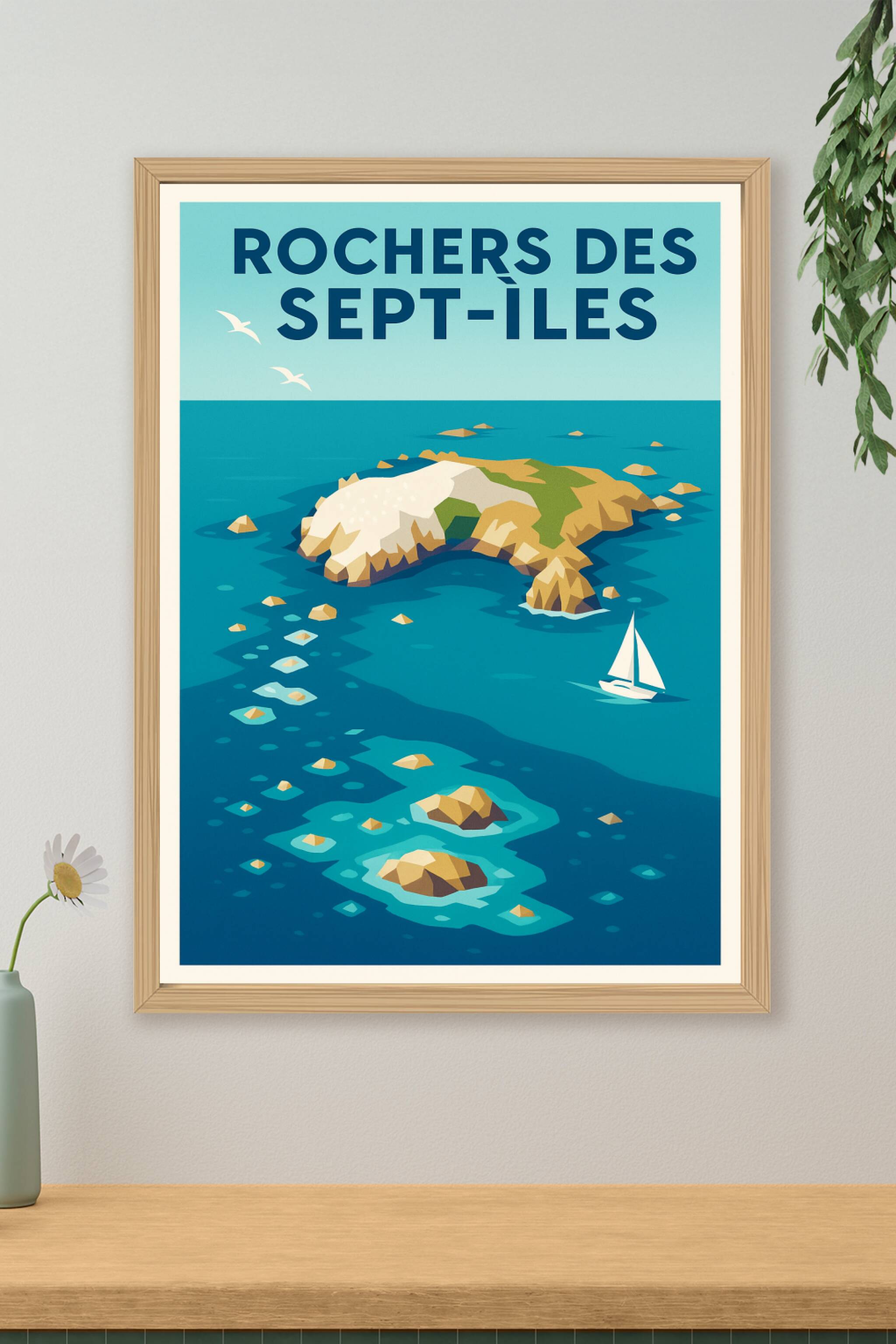 Affiche de Rochers des Sept-Îles - L'évasion sauvage au cœur de la Bretagne