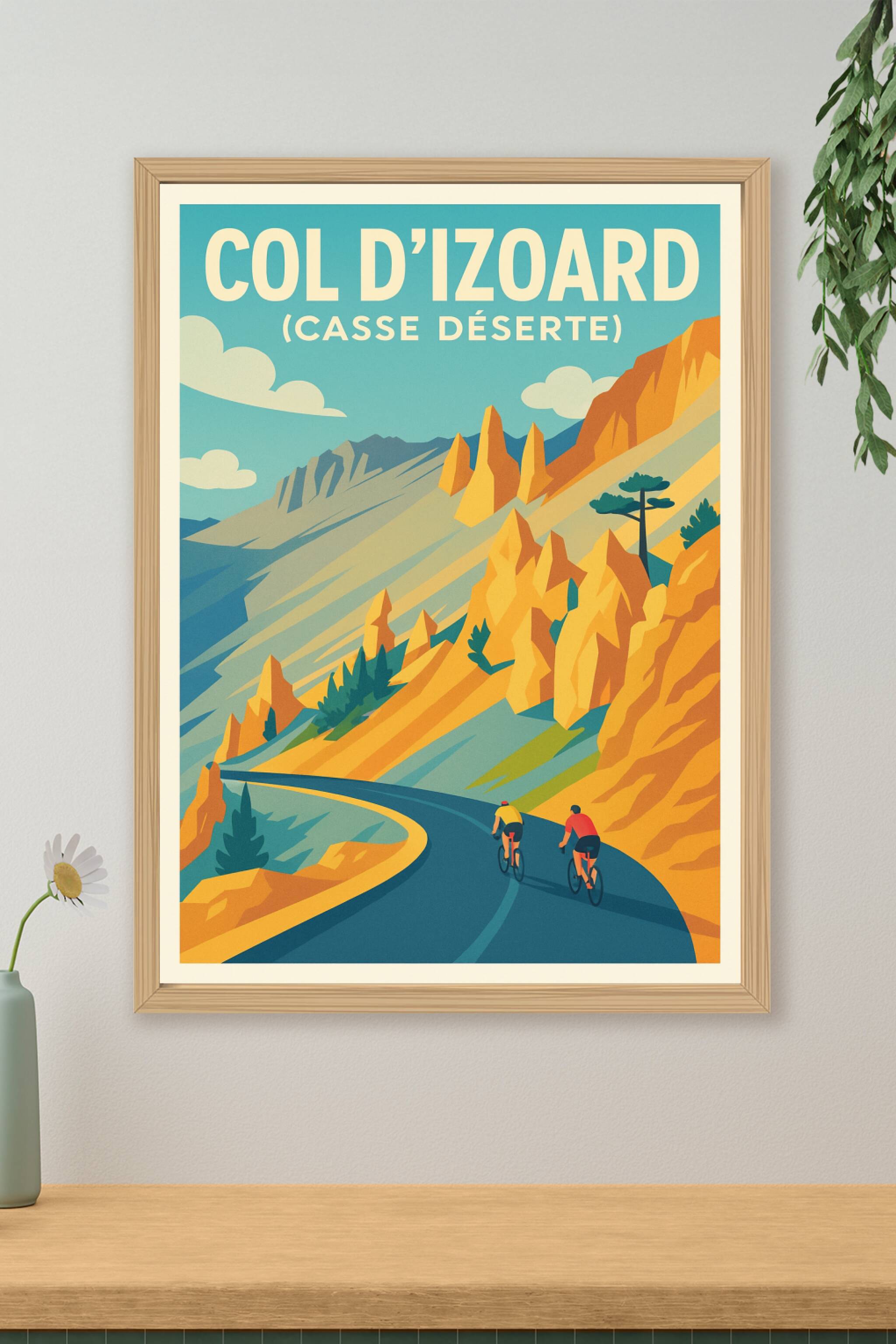 Affiche de Col d'Izoard - L'ascension mythique de la Casse Déserte