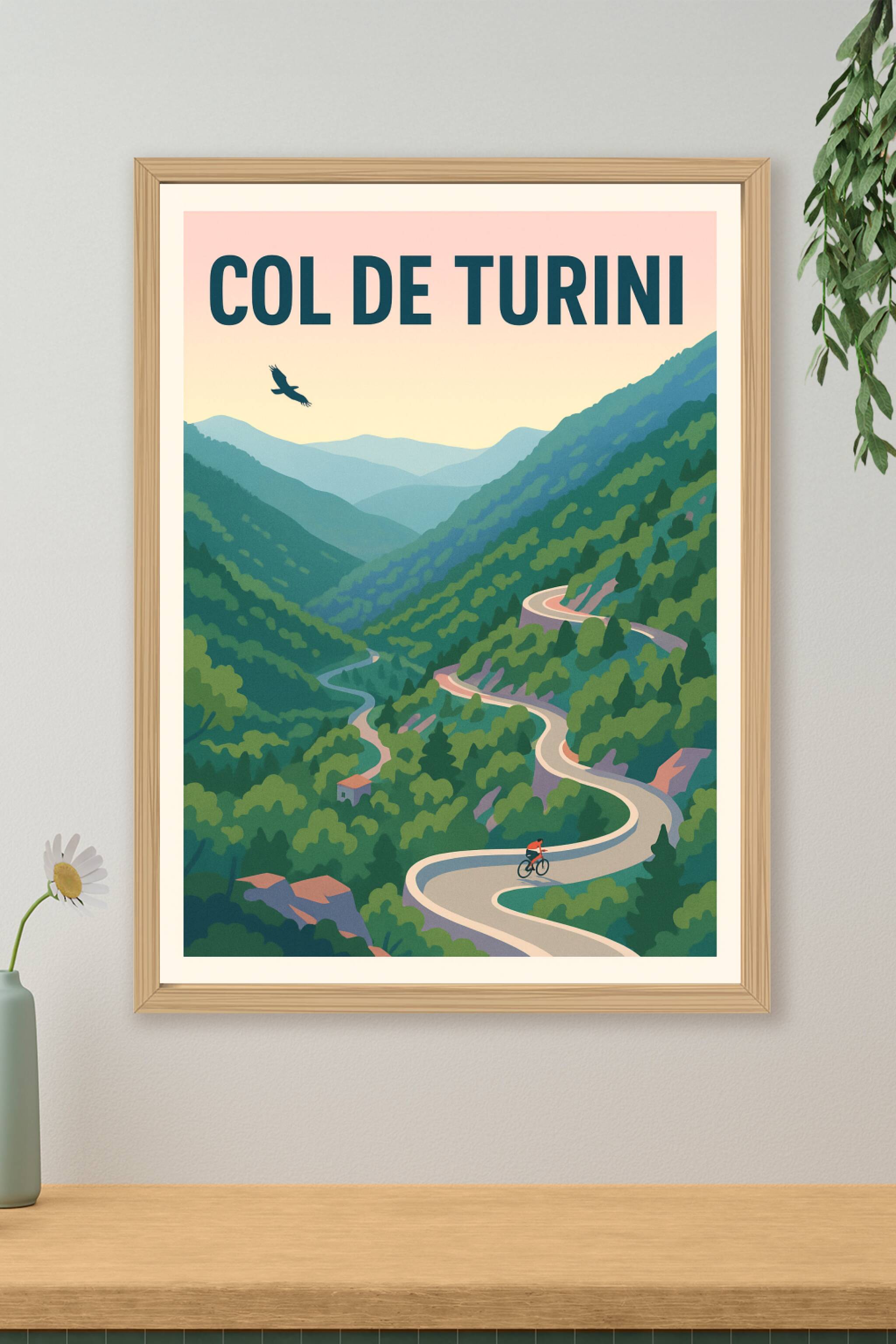 Affiche de Col de Turini - L'ascension légendaire au cœur des Alpes