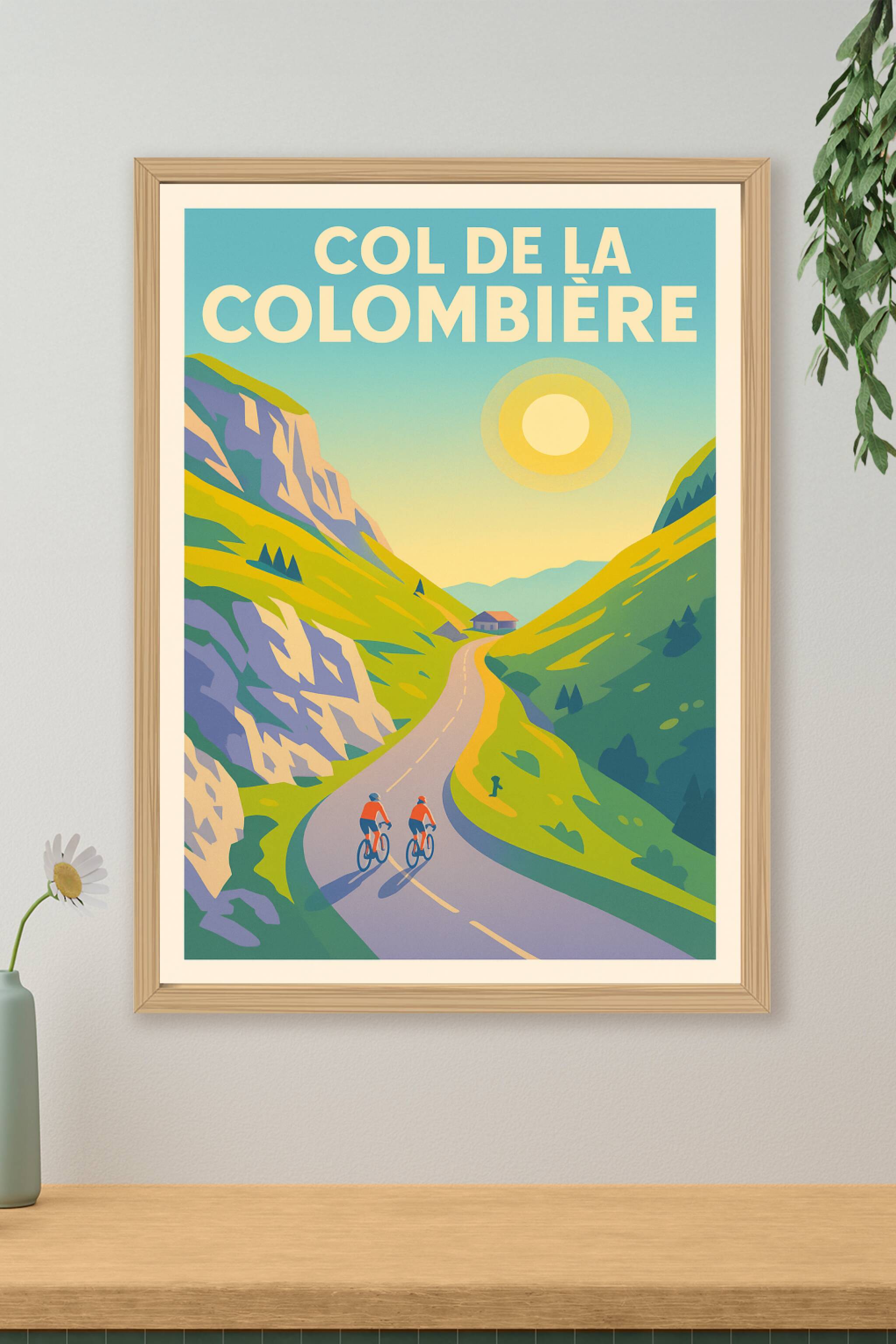 Affiche de Col de la Colombière - L'ascension mythique des Alpes au sommet