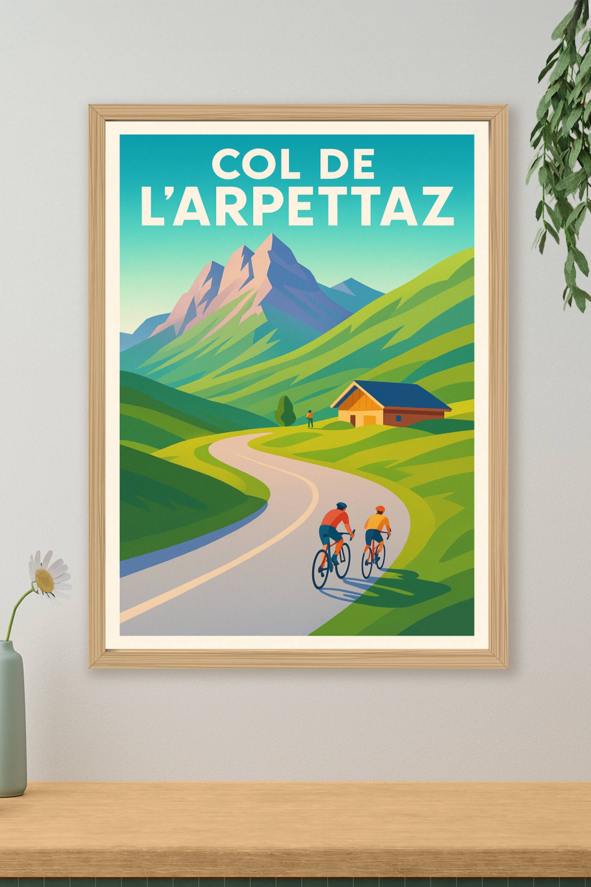 Affiche de Col de l'Arpettaz - L'ascension mythique au cœur des Alpes
