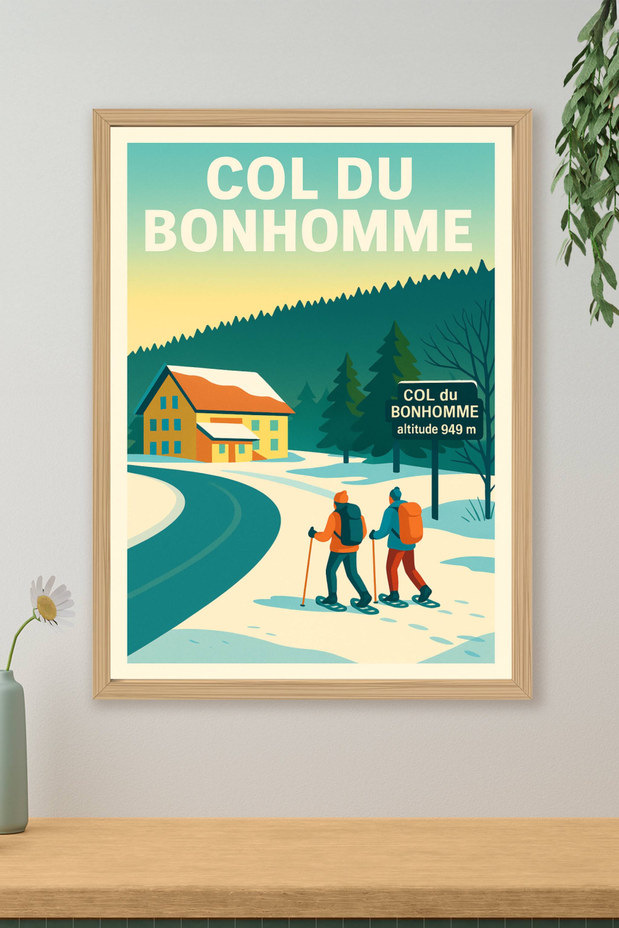 Affiche de Col du Bonhomme - L'évasion hivernale au cœur des Vosges