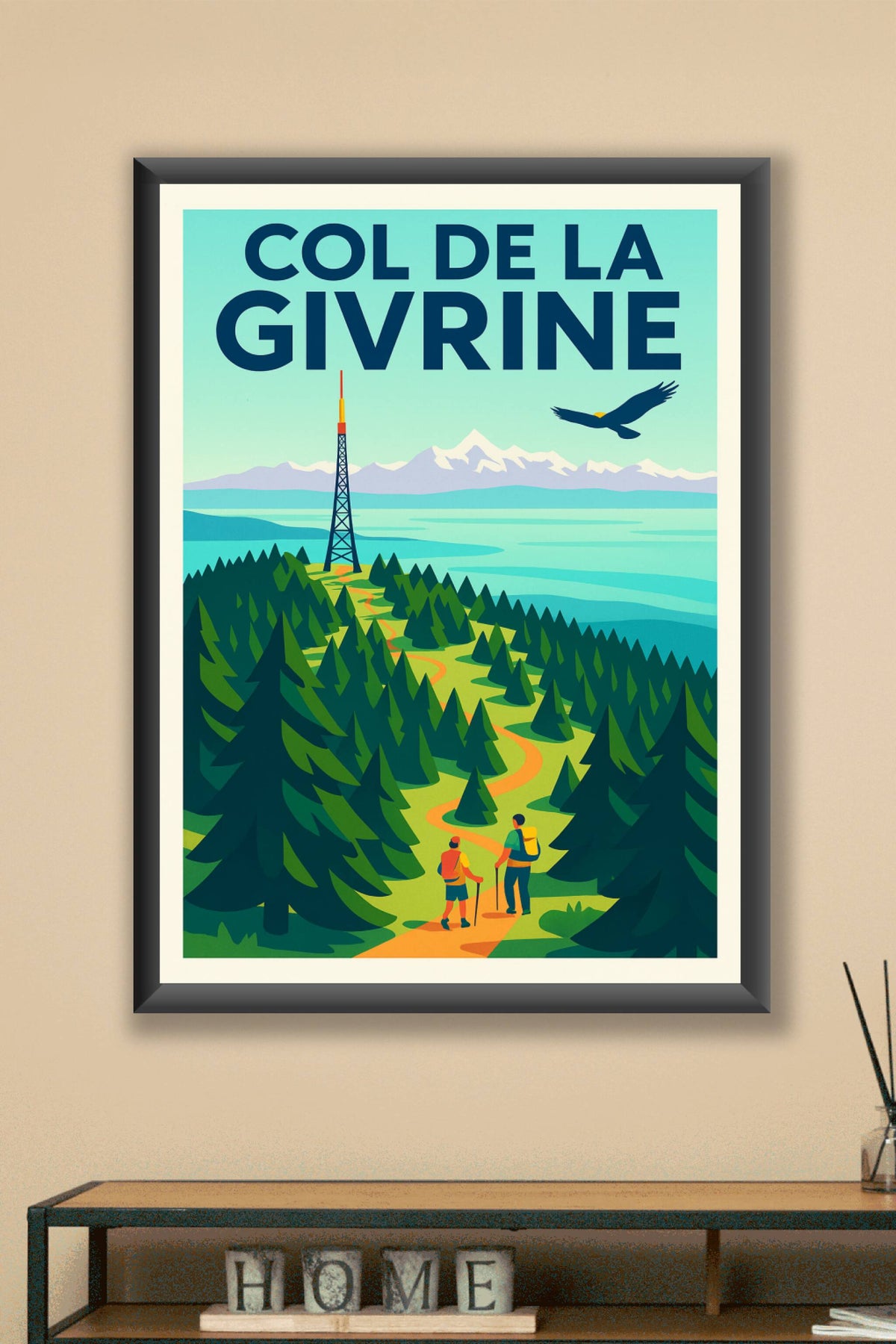 Affiche de Col de la Givrine - Évasion panoramique au cœur du Jura