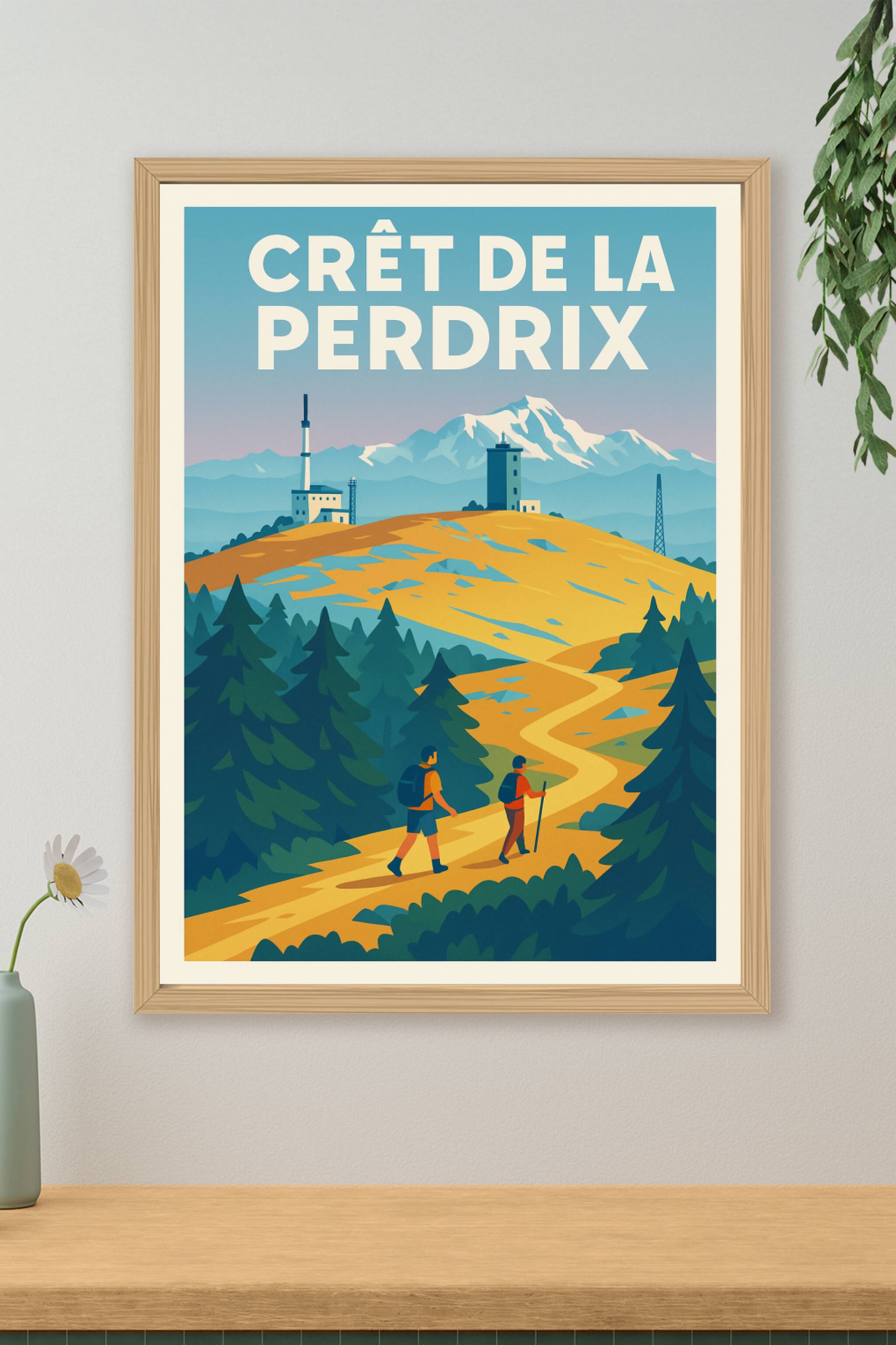 Affiche de Crêt de la Perdrix - Le sommet majestueux du Pilat