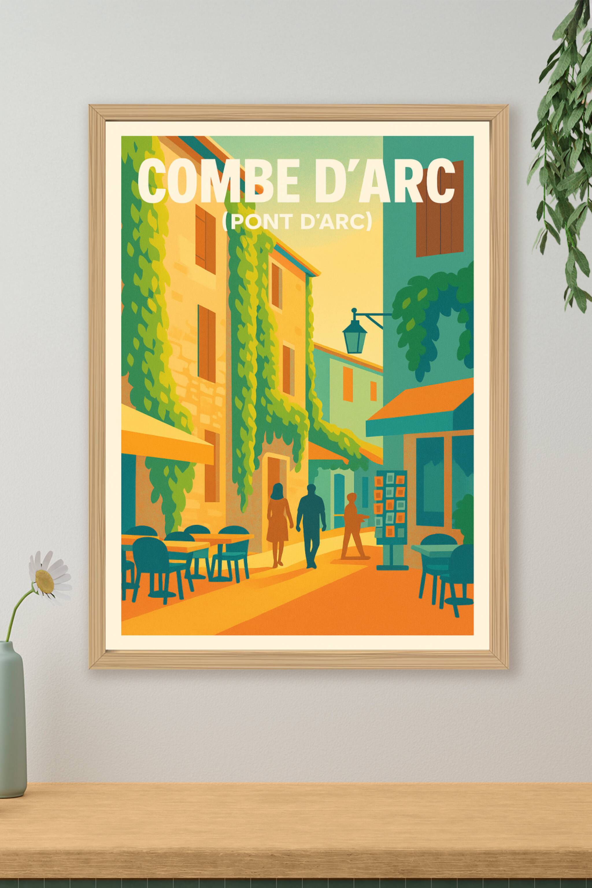 Affiche de Combe d'Arc - Évasion solaire au cœur de l'Ardèche