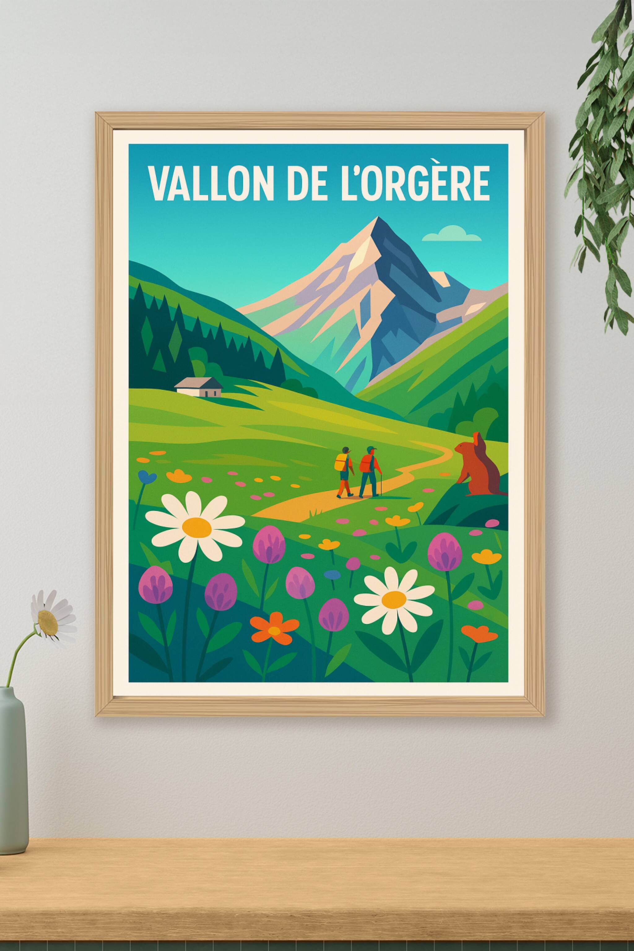 Affiche de Vallon de l'Orgère - Une évasion sauvage au cœur de la Vanoise