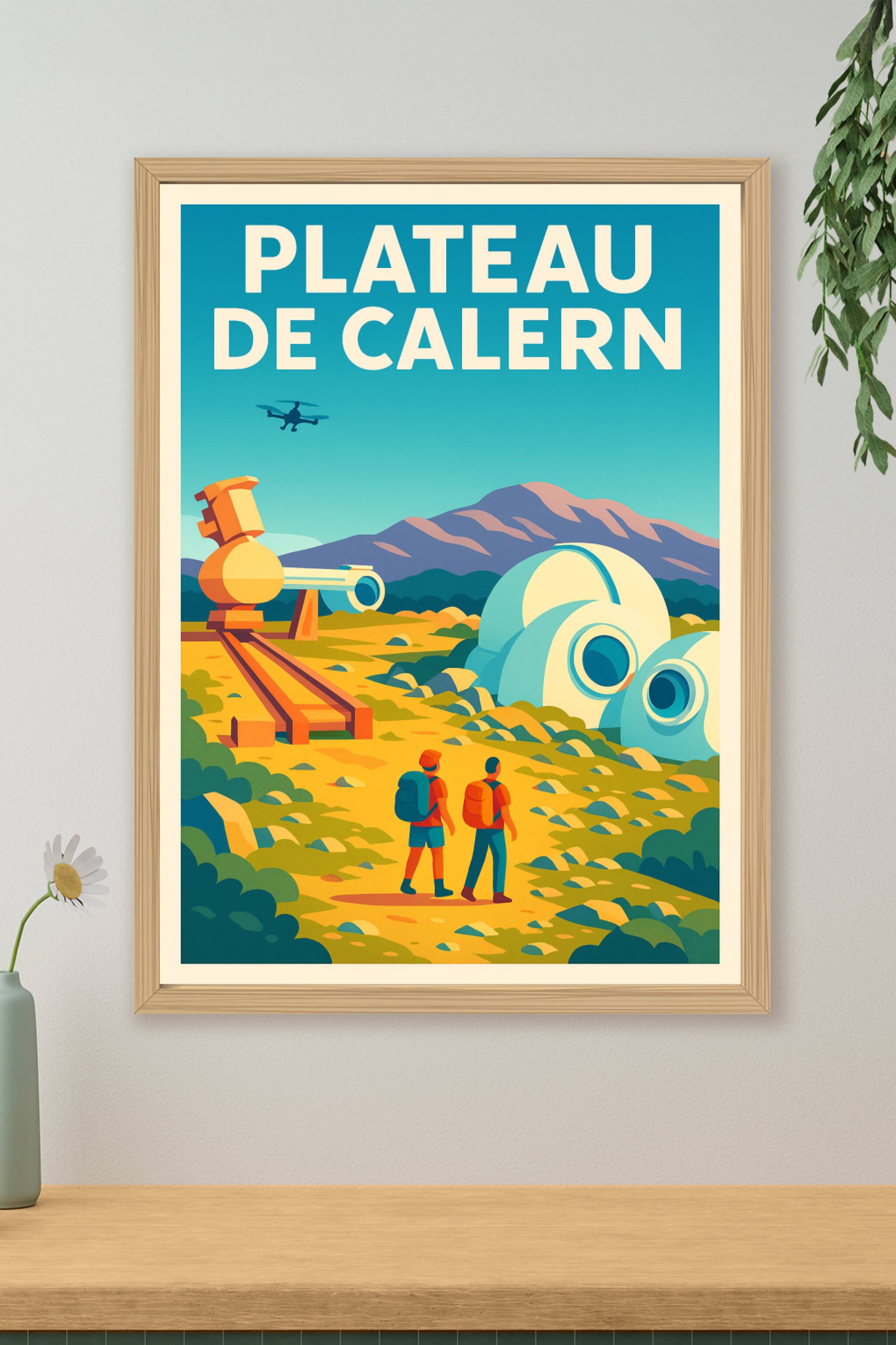Affiche de Plateau de Calern - Entre science et nature sauvage