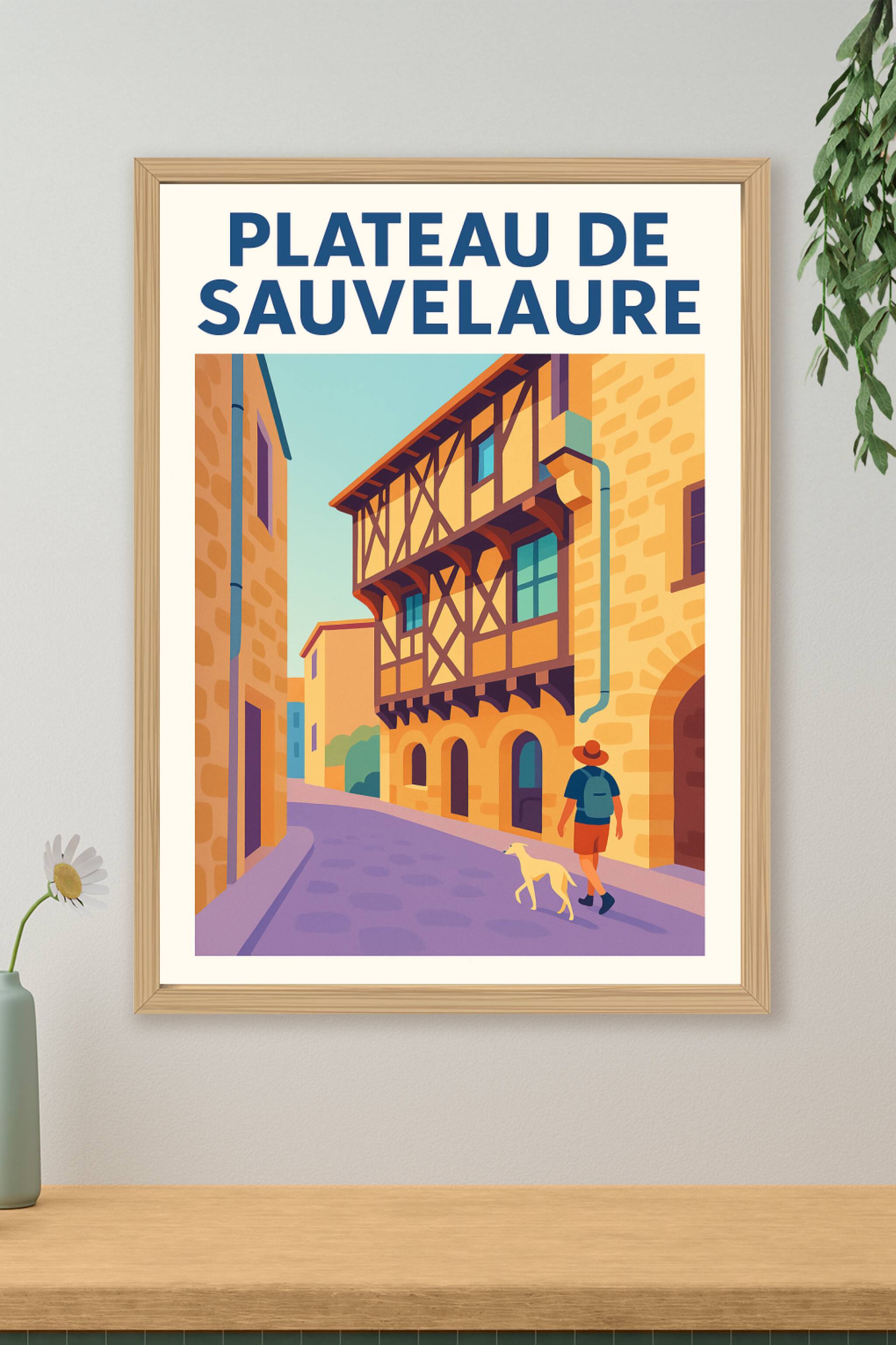 Affiche de Plateau de Sauvelaure - Charme médiéval et authenticité