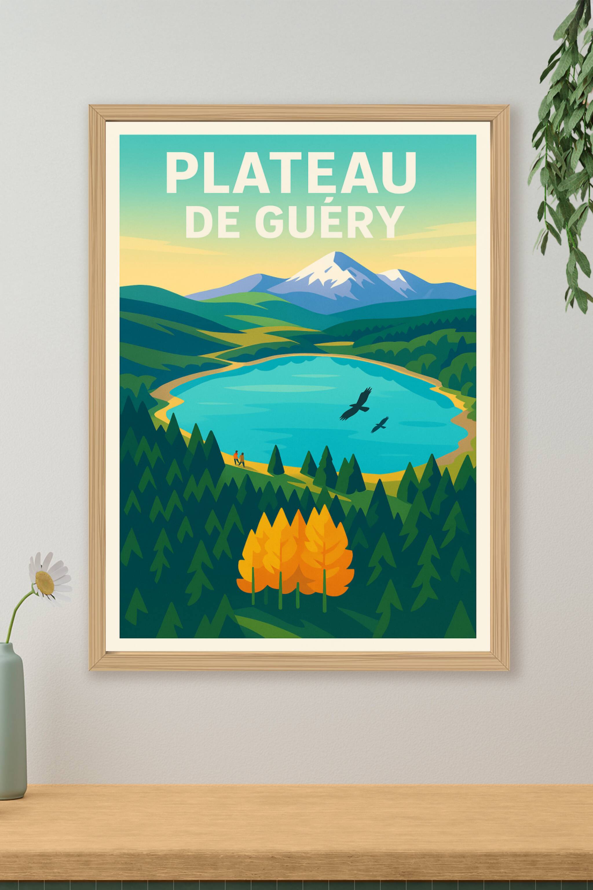 Affiche de Plateau de Guéry - L'éclat sauvage des sommets d'Auvergne