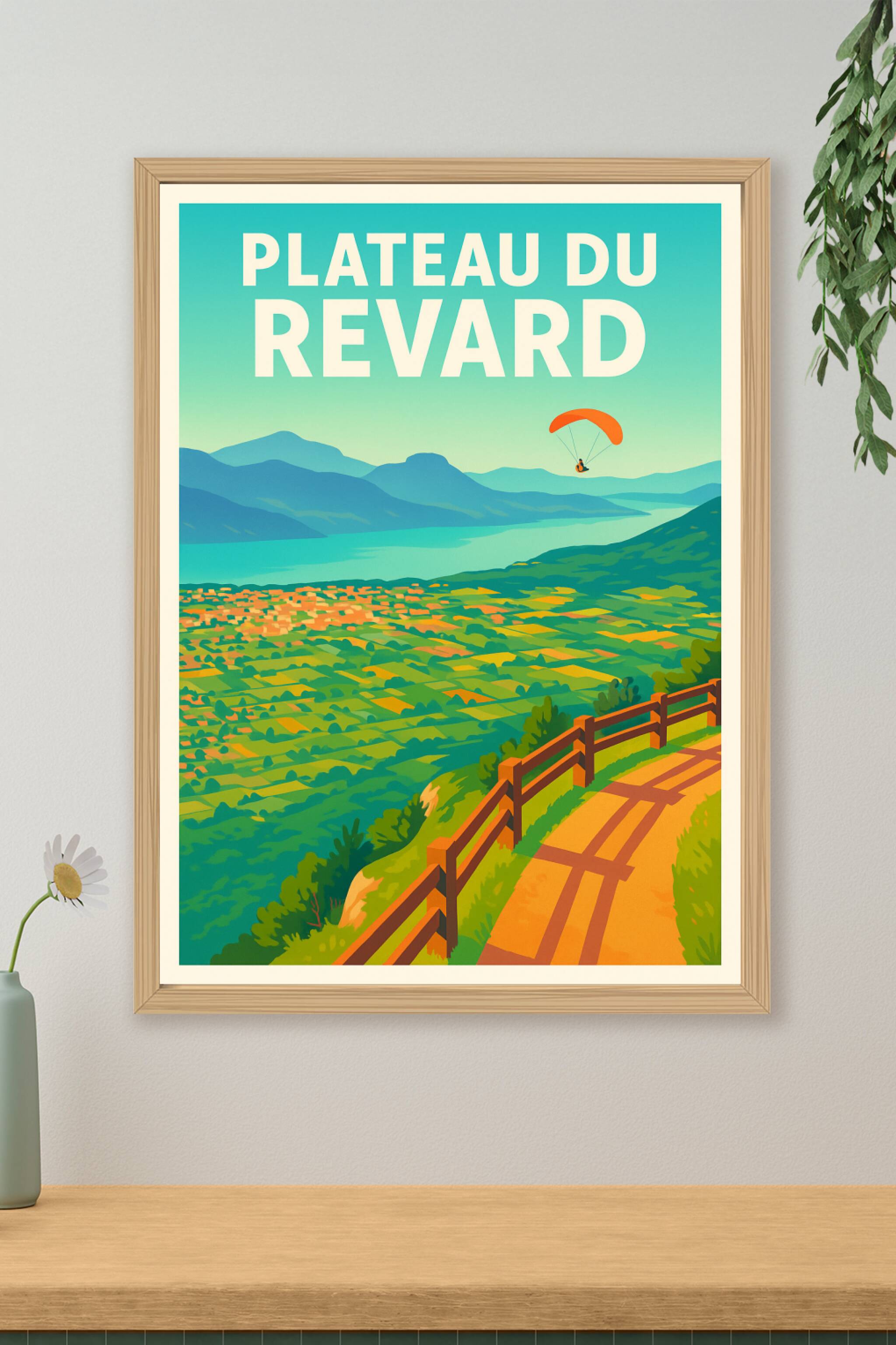 Affiche de Plateau du Revard - Prenez de la hauteur face au Mont Blanc