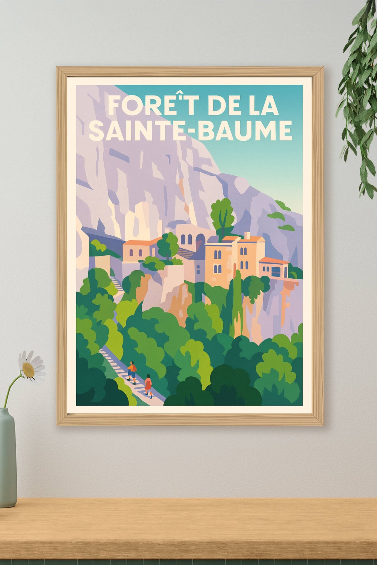 Affiche de Forêt de la Sainte-Baume - Évasion mystique au cœur de la Provence