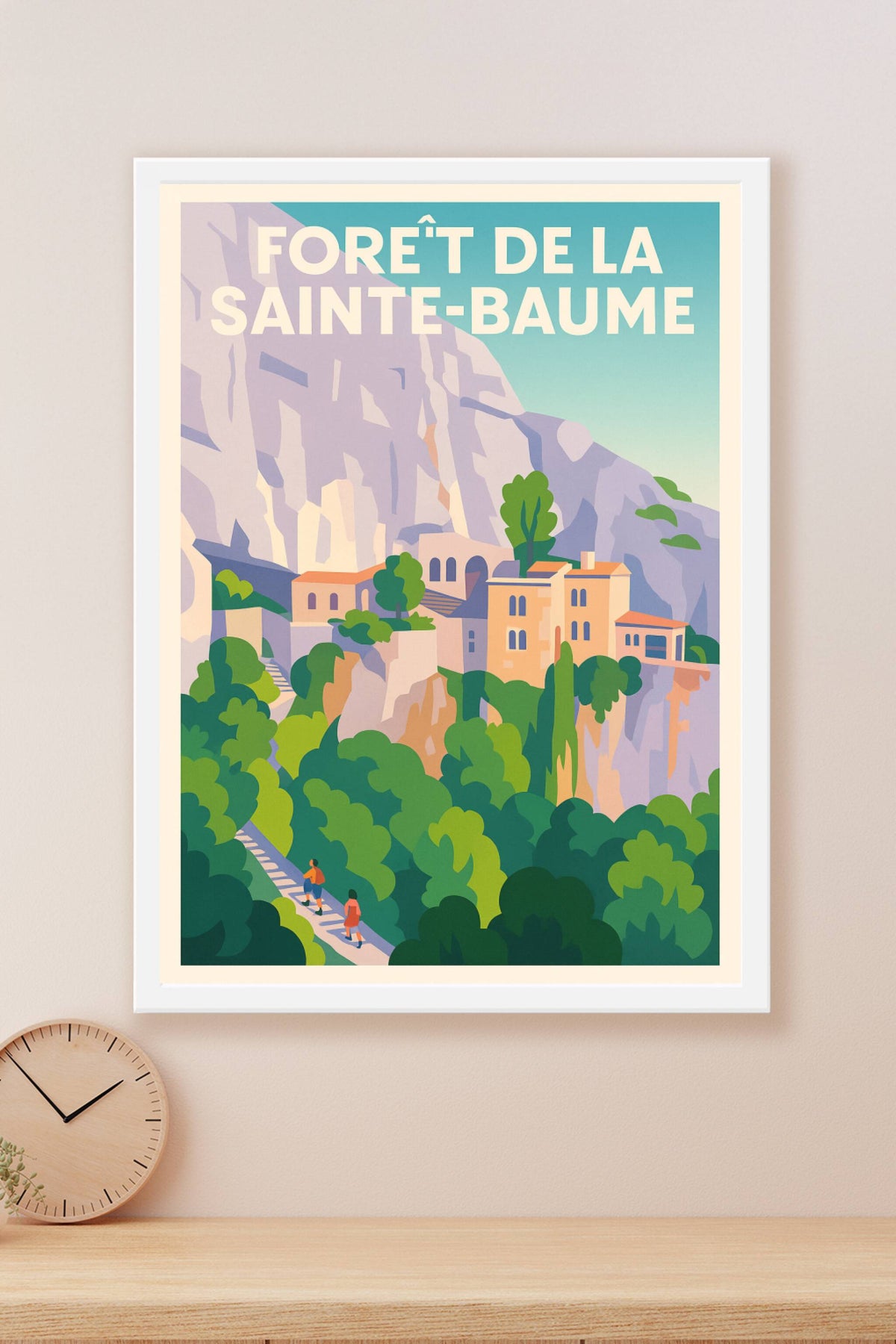 Affiche de Forêt de la Sainte-Baume - Évasion mystique au cœur de la Provence