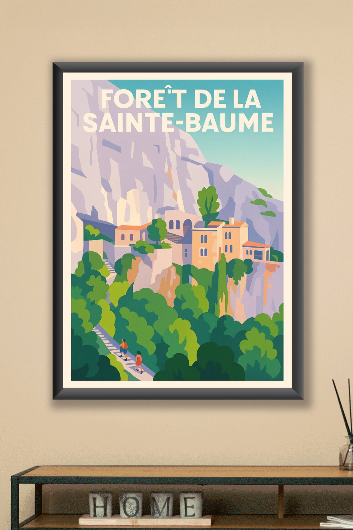 Affiche de Forêt de la Sainte-Baume - Évasion mystique au cœur de la Provence