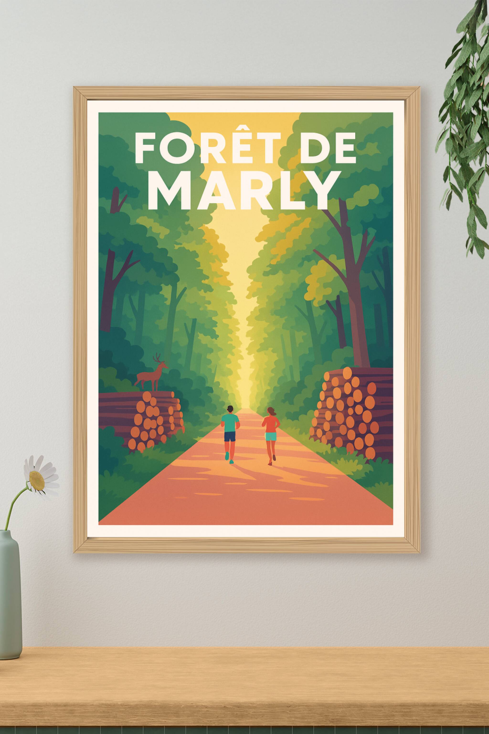 Affiche de Forêt de Marly - Une escapade naturelle et sportive