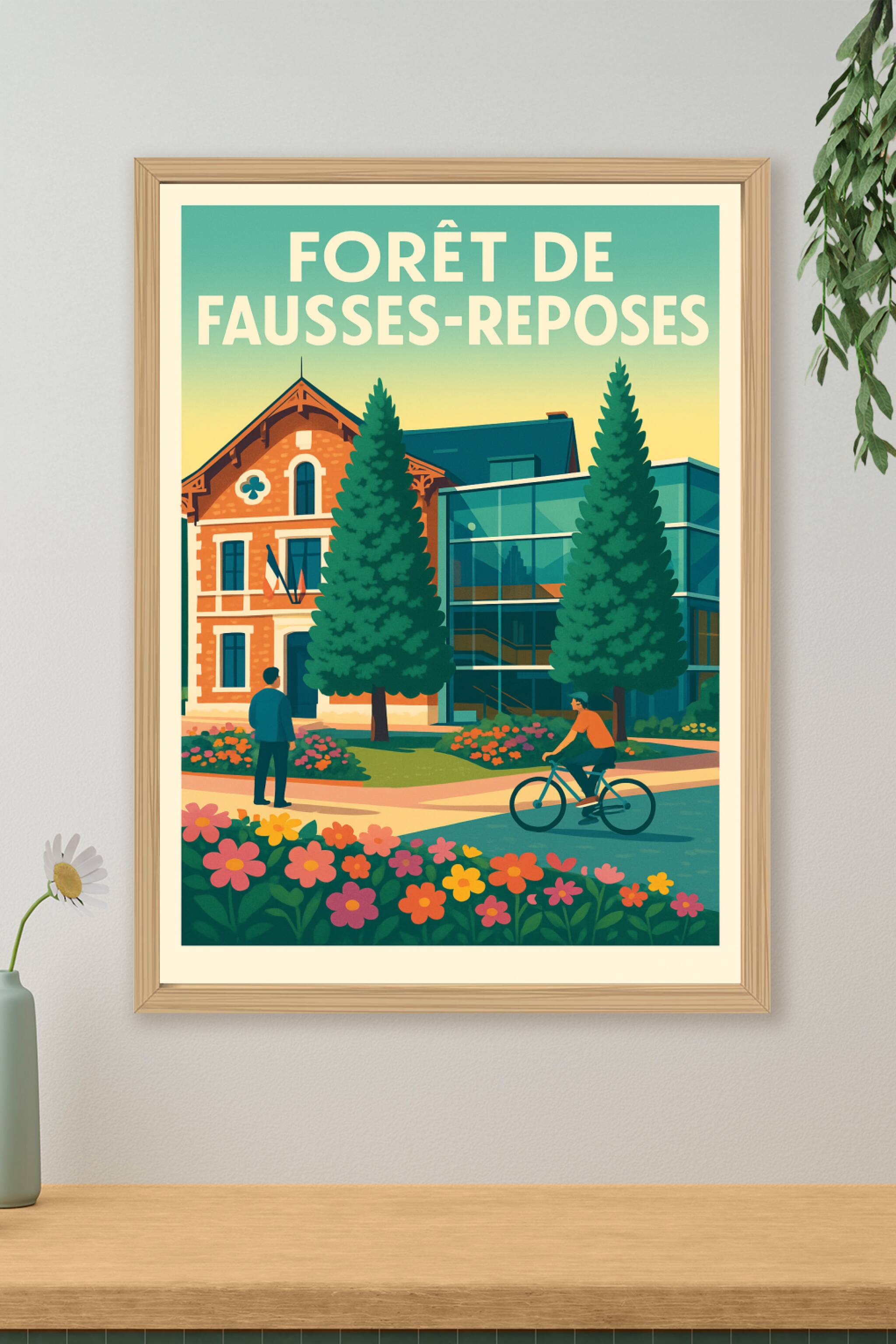 Affiche de Forêt de Fausses-Reposes - Évasion bucolique aux portes de la ville