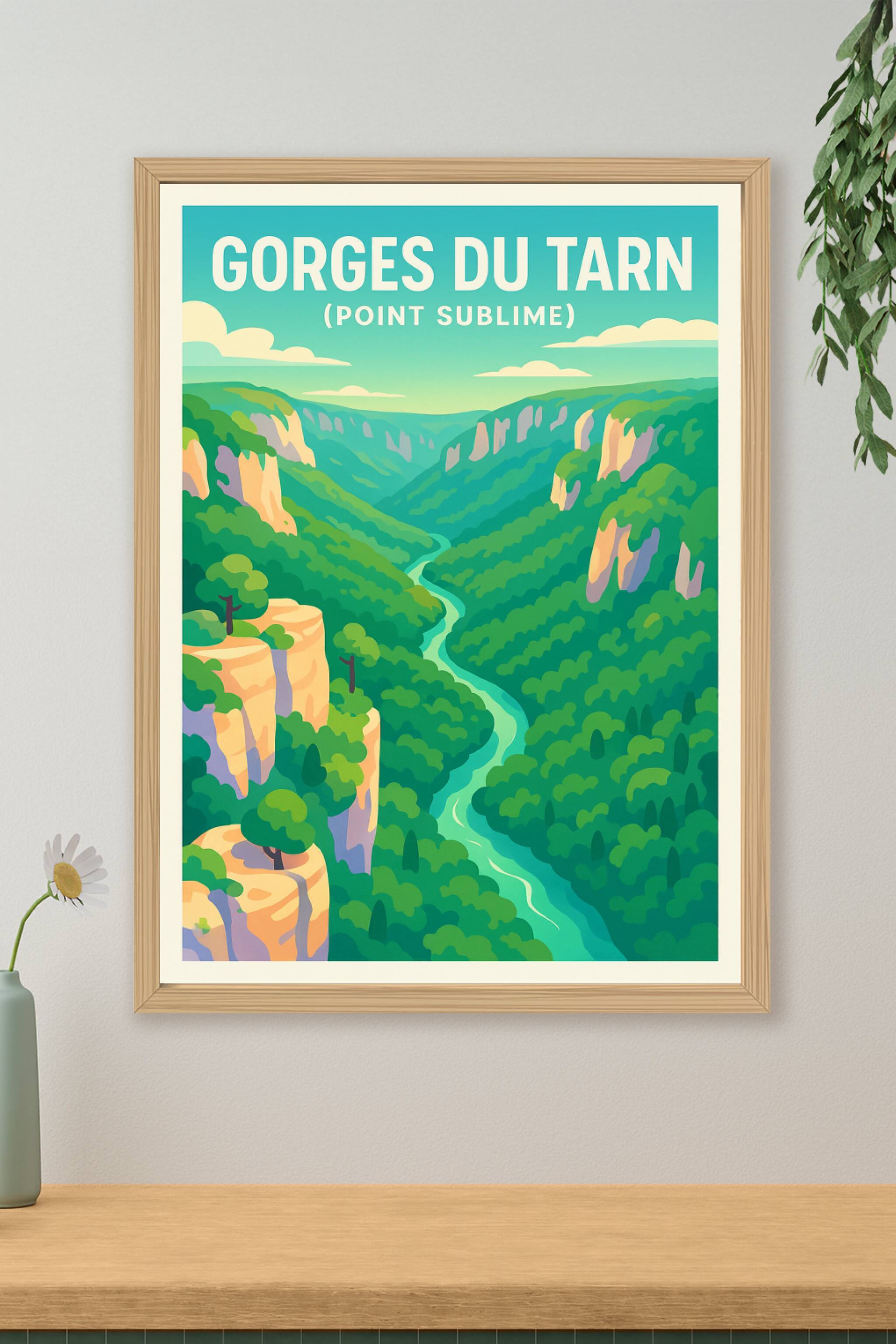 Affiche de Gorges du Tarn - L'éclat vertigineux du Point Sublime