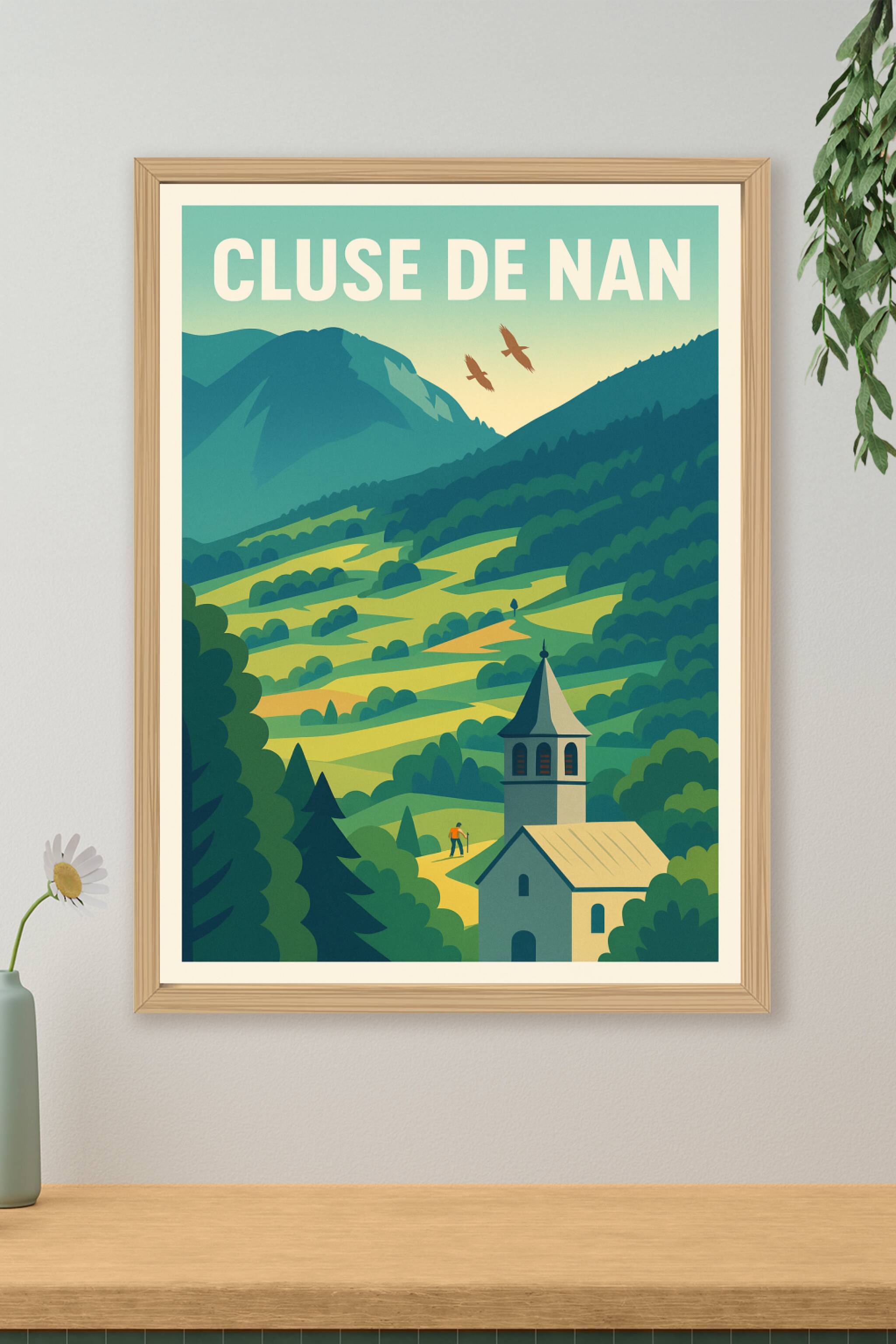 Affiche de Cluse de Nan - L'éclat sauvage du Vercors