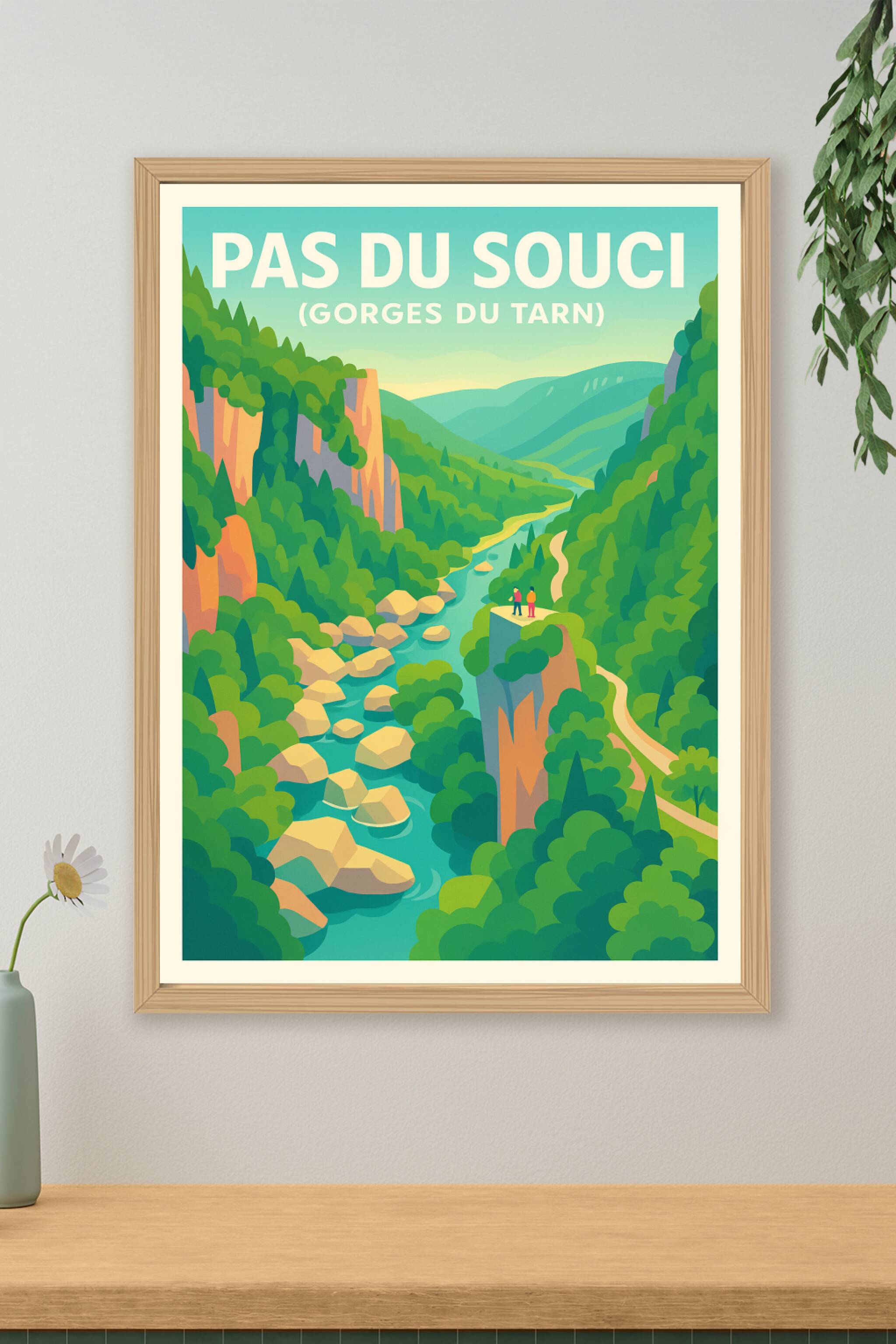 Affiche de Pas du Souci - L'éclat sauvage des Gorges du Tarn