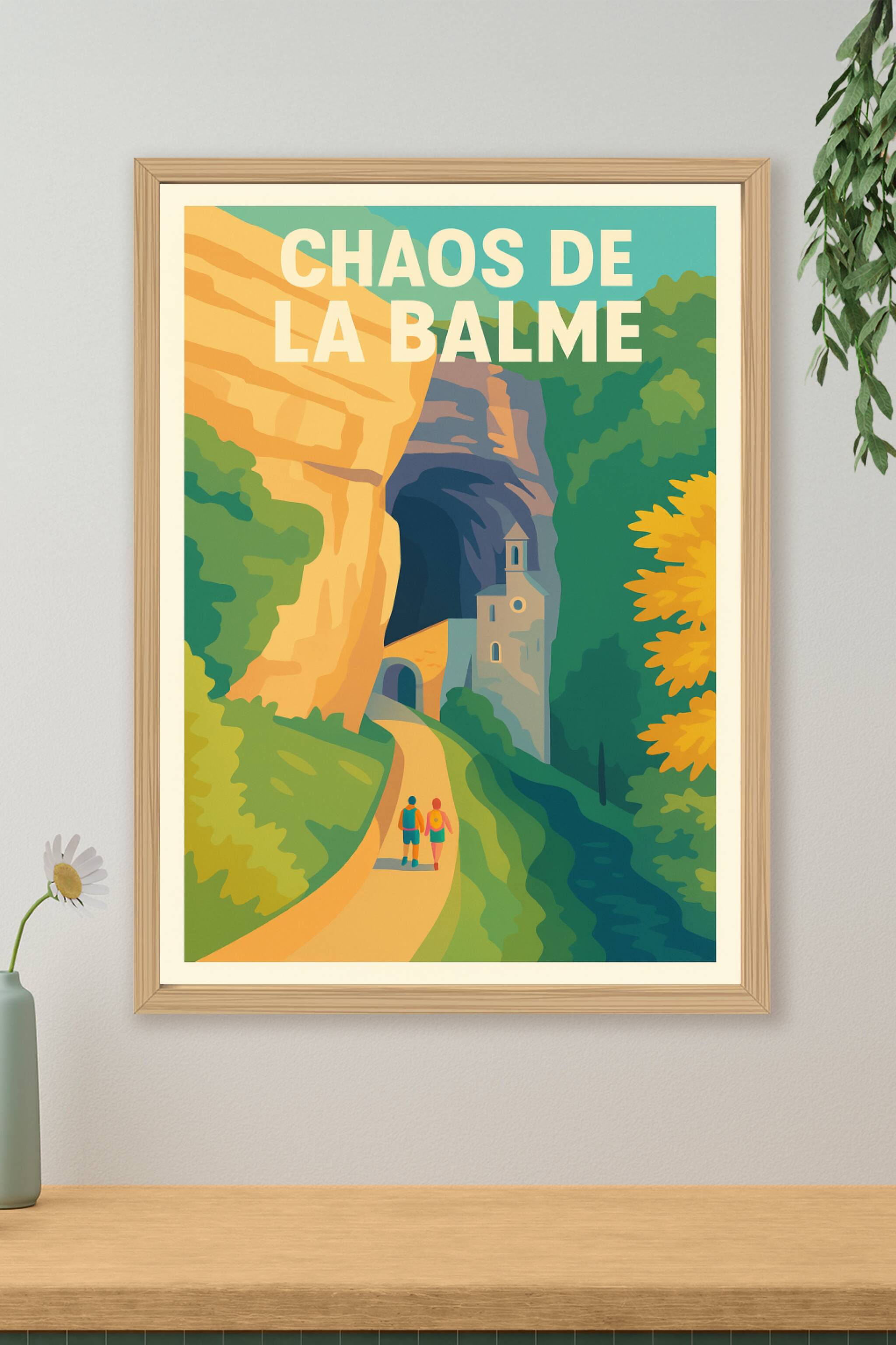 Affiche de Chaos de la Balme - L'évasion mystique au cœur de la roche
